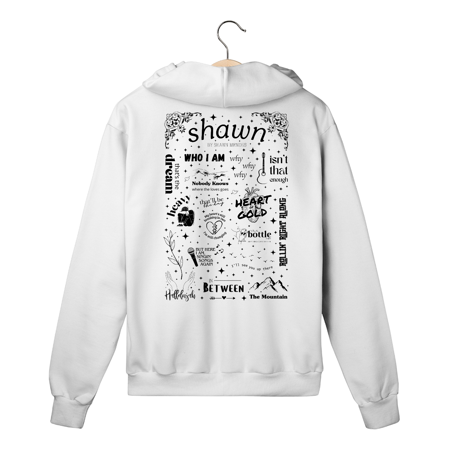 Casaco Shawn Mendes - Álbum Shawn - Versão Branca