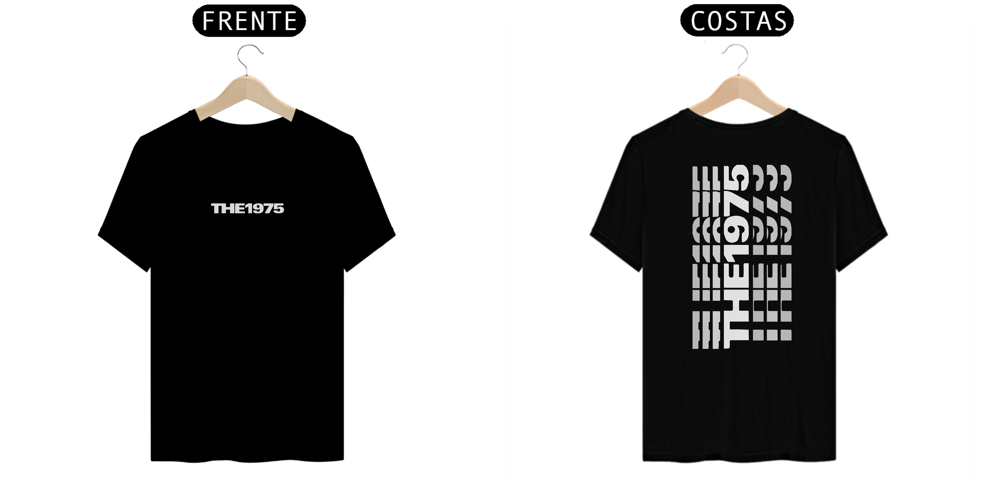 Camiseta The 1975 - Logo Preta