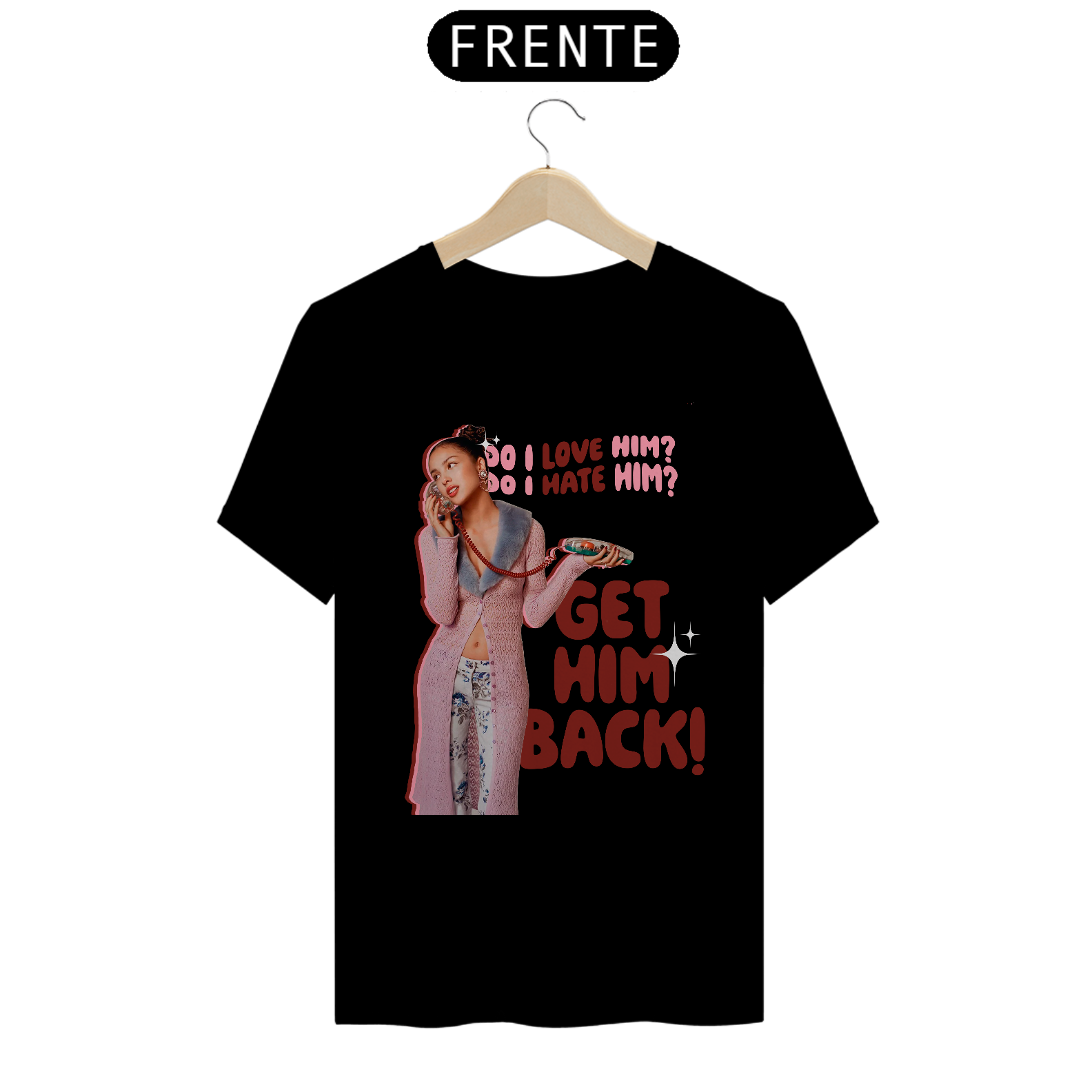 Camiseta Olivia Rodrigo - Get him back! (Frente única)