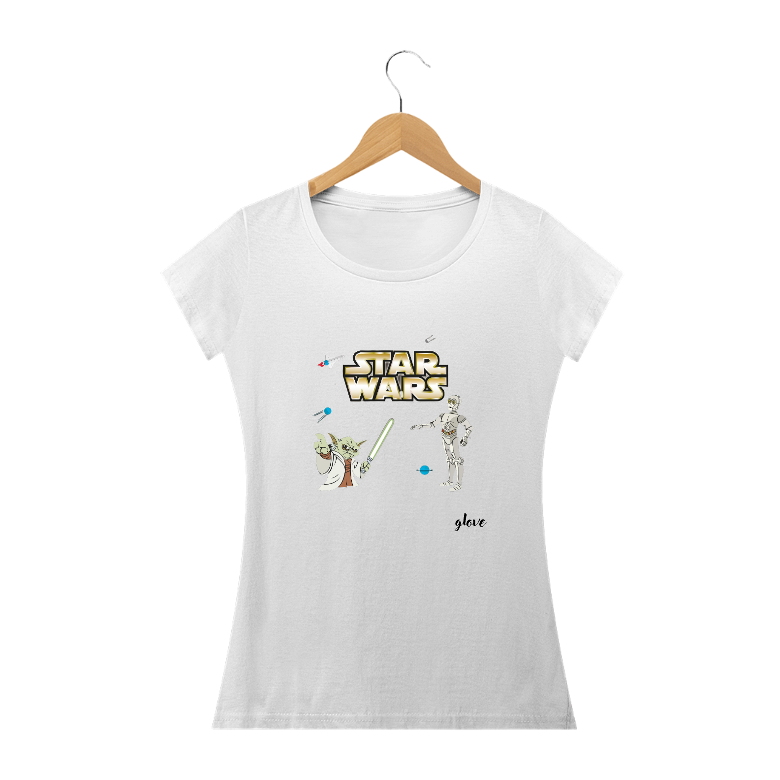 camisa feminina star wars
