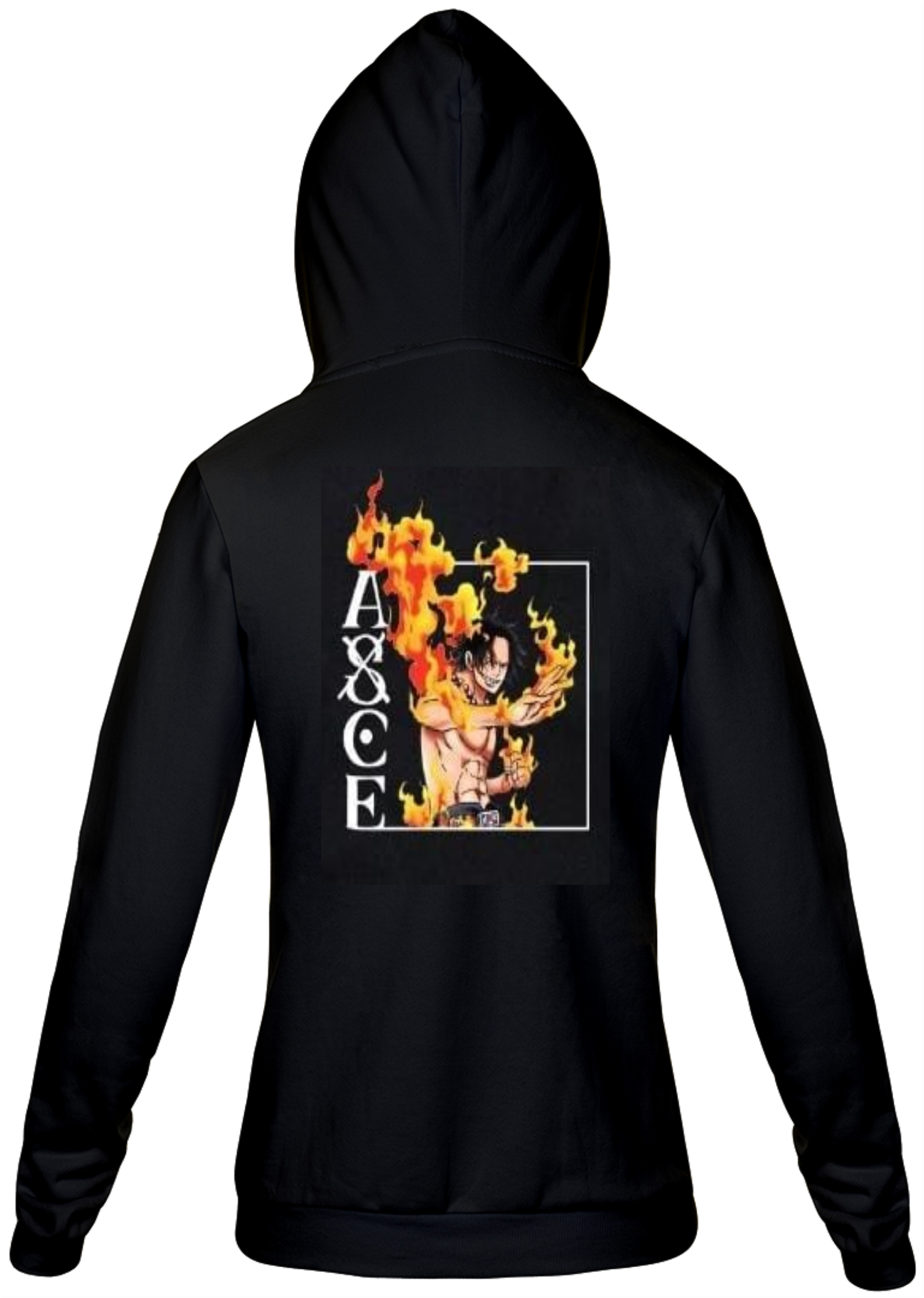 Nome do produto  Moleton One Piece Ace Punhos de Fogo