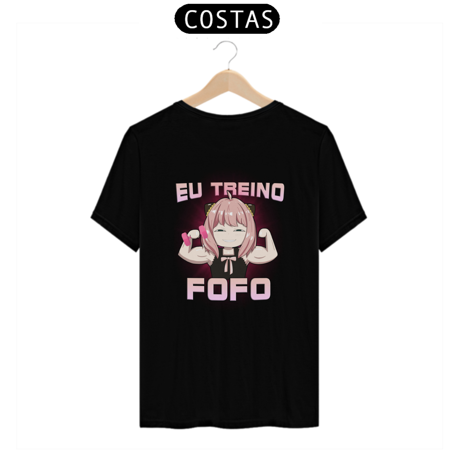 Nome do produto  EU TREINO FOFO - ANYA / NAS COSTAS