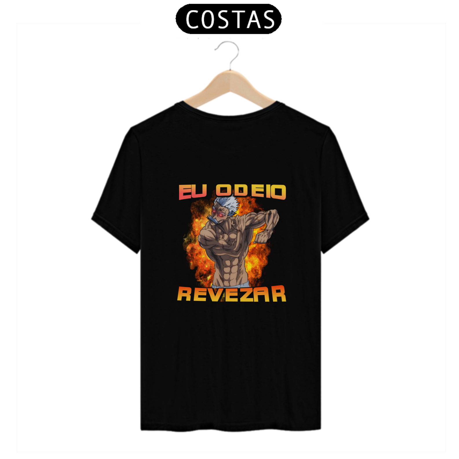 Nome do produto  EU ODEIO REVEZAR - COSTAS
