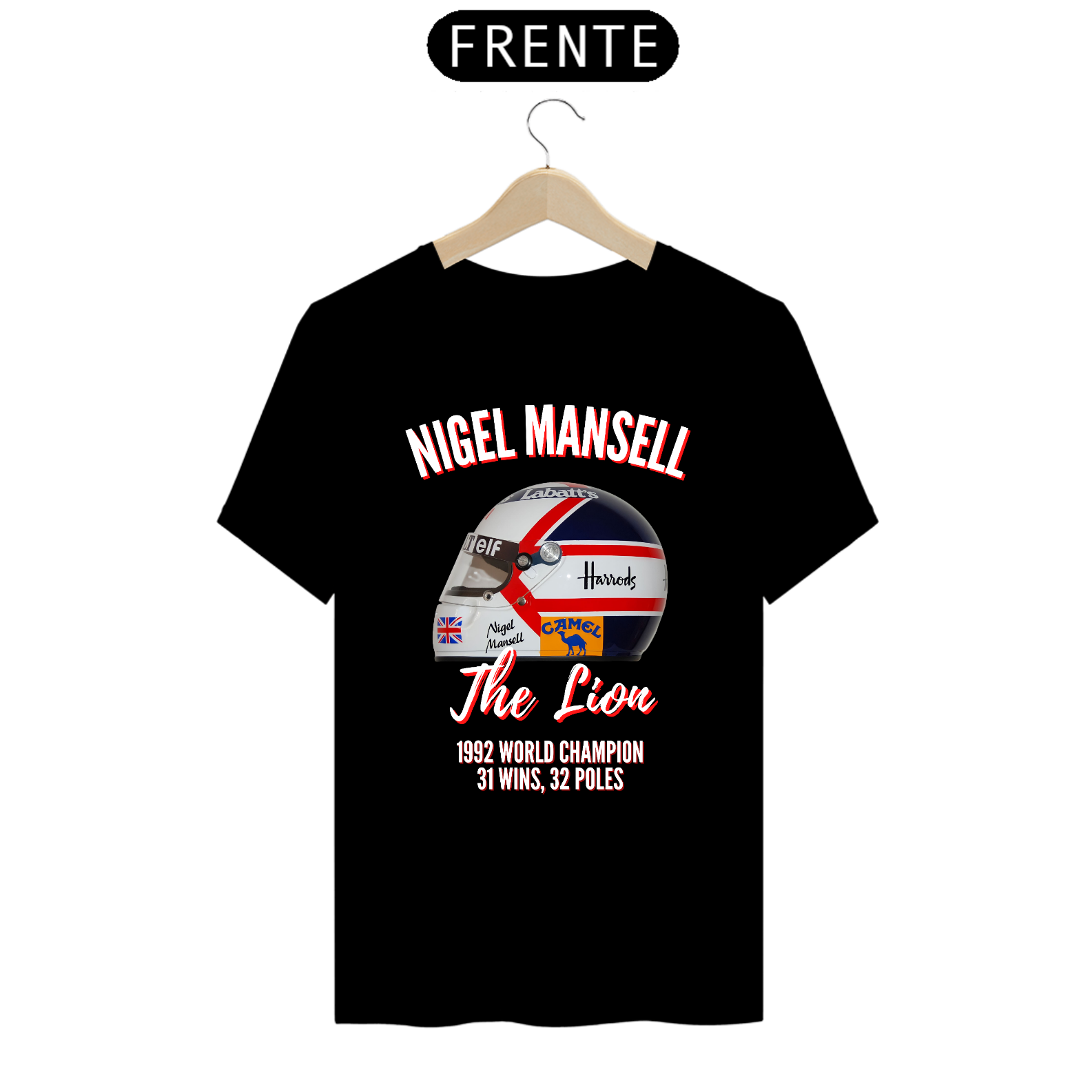Nome do produto  Camiseta Nigel Mansell