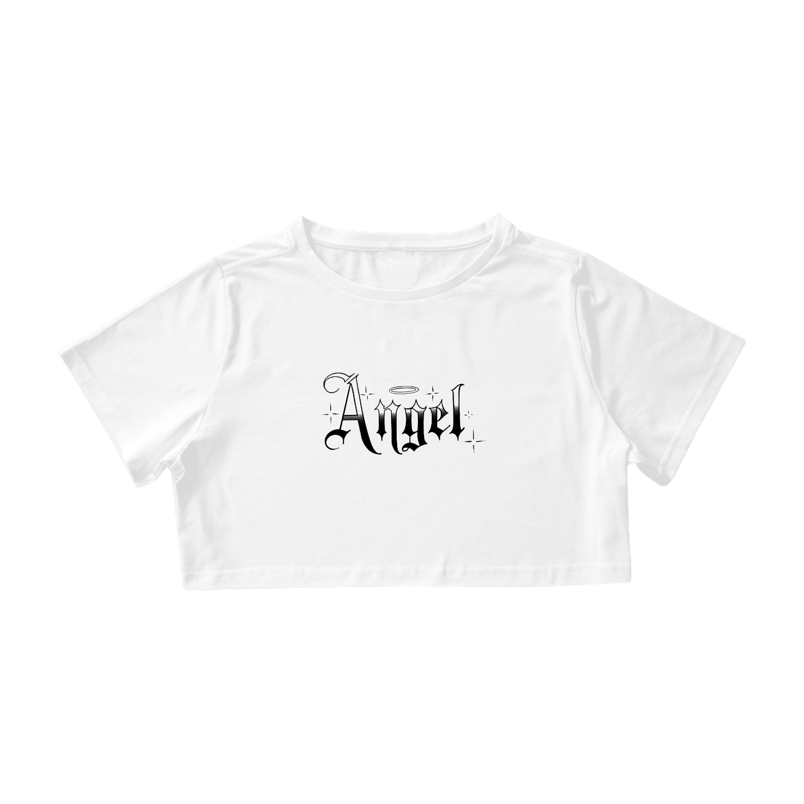 Camiseta Cropped Angel Aesthetic