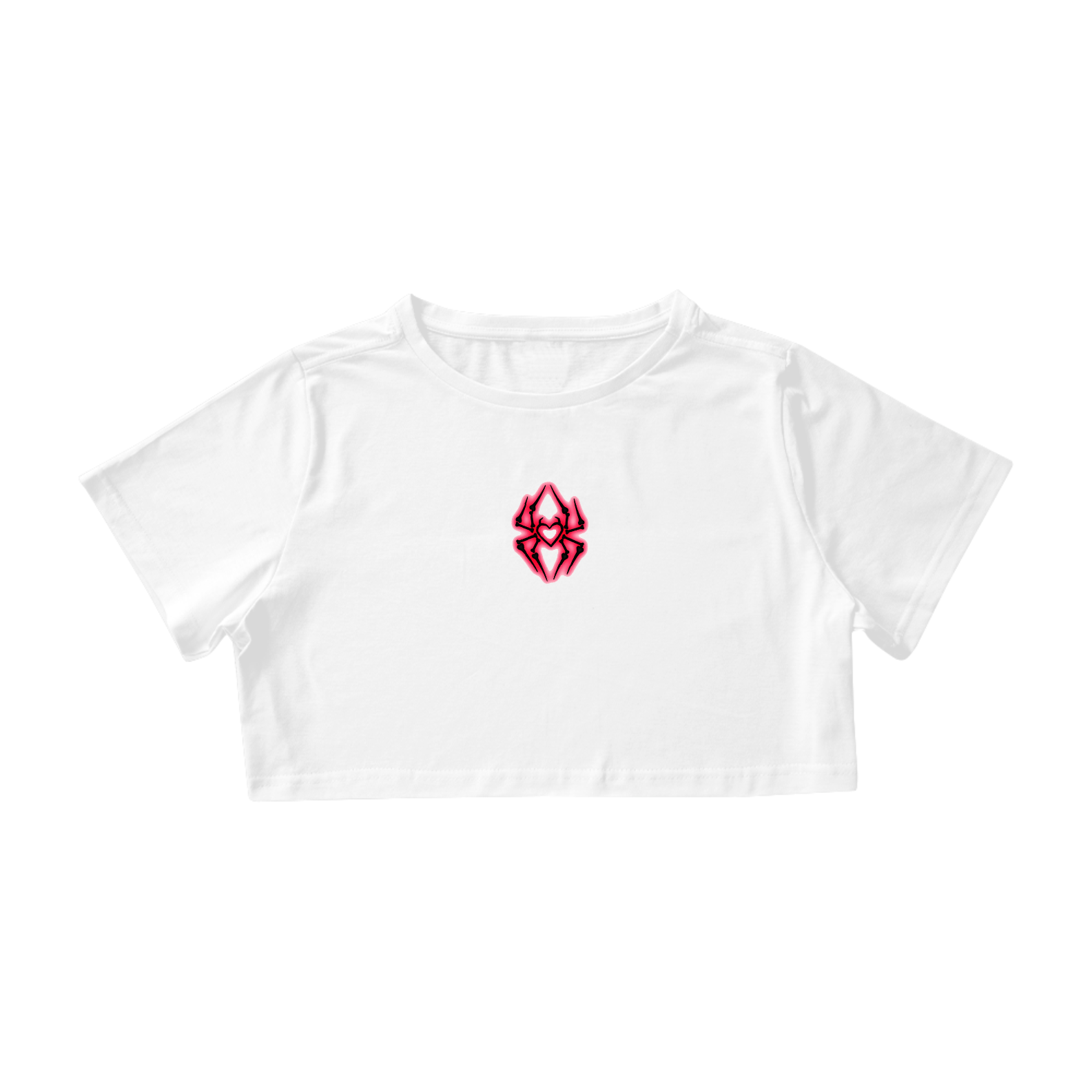 Camiseta Cropped Heart Spider