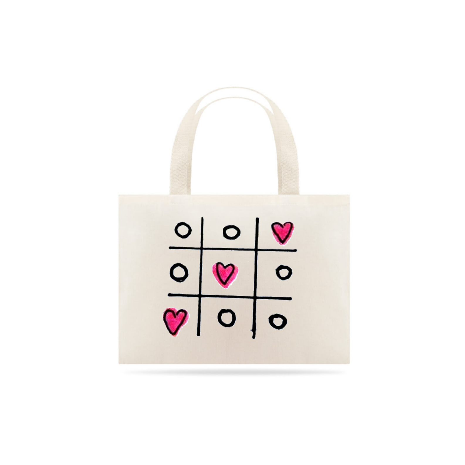 Sacola Eco Bag Jogo Da Velha Do Amor