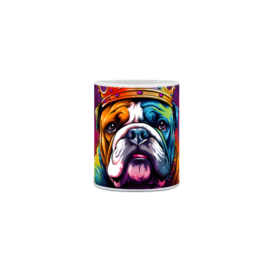 Caneca Bulldog Inglês com Arte Digital - #Autenticidade 0006