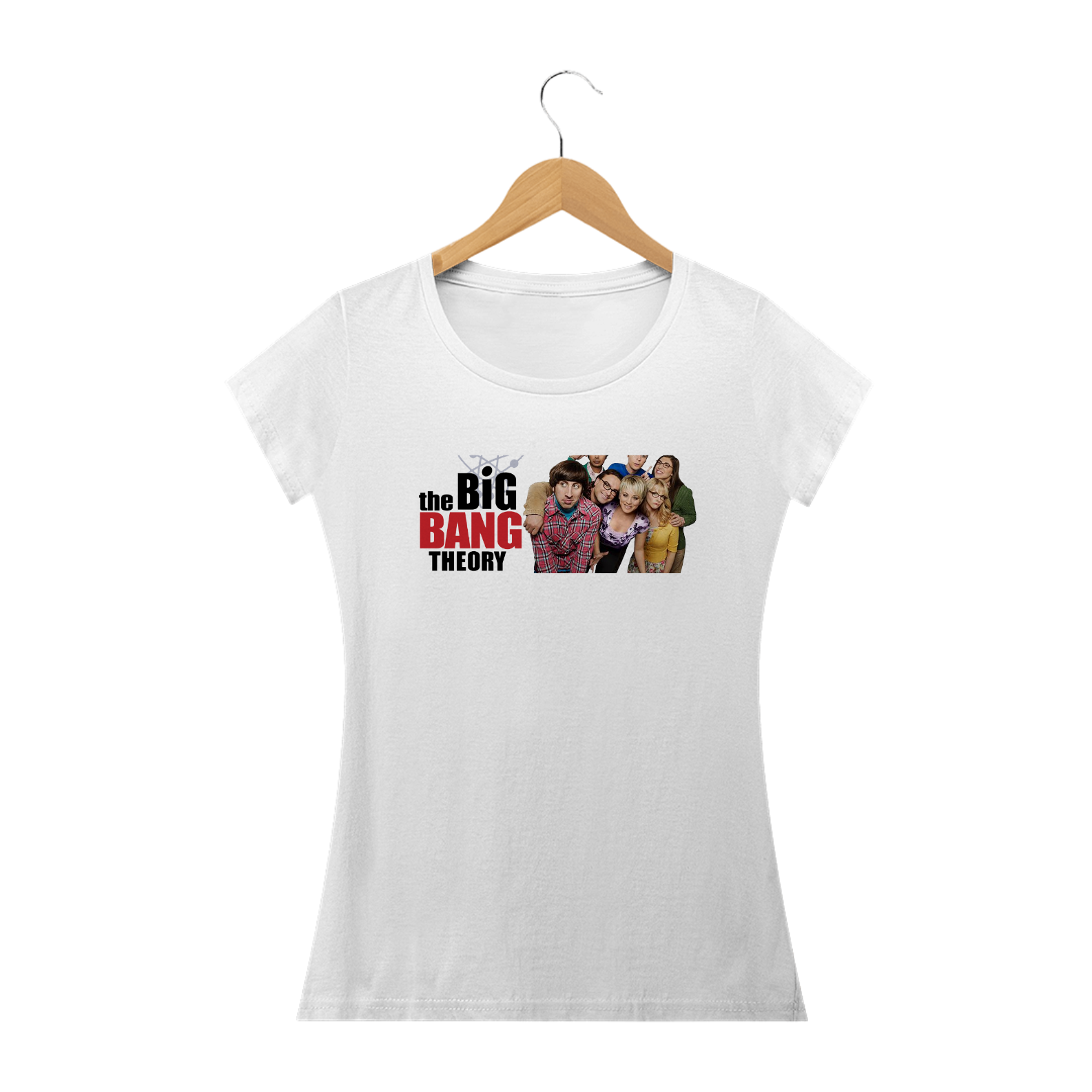 Nome do produto: CAMISA BABY LOOK THE BIG BANG TEORY