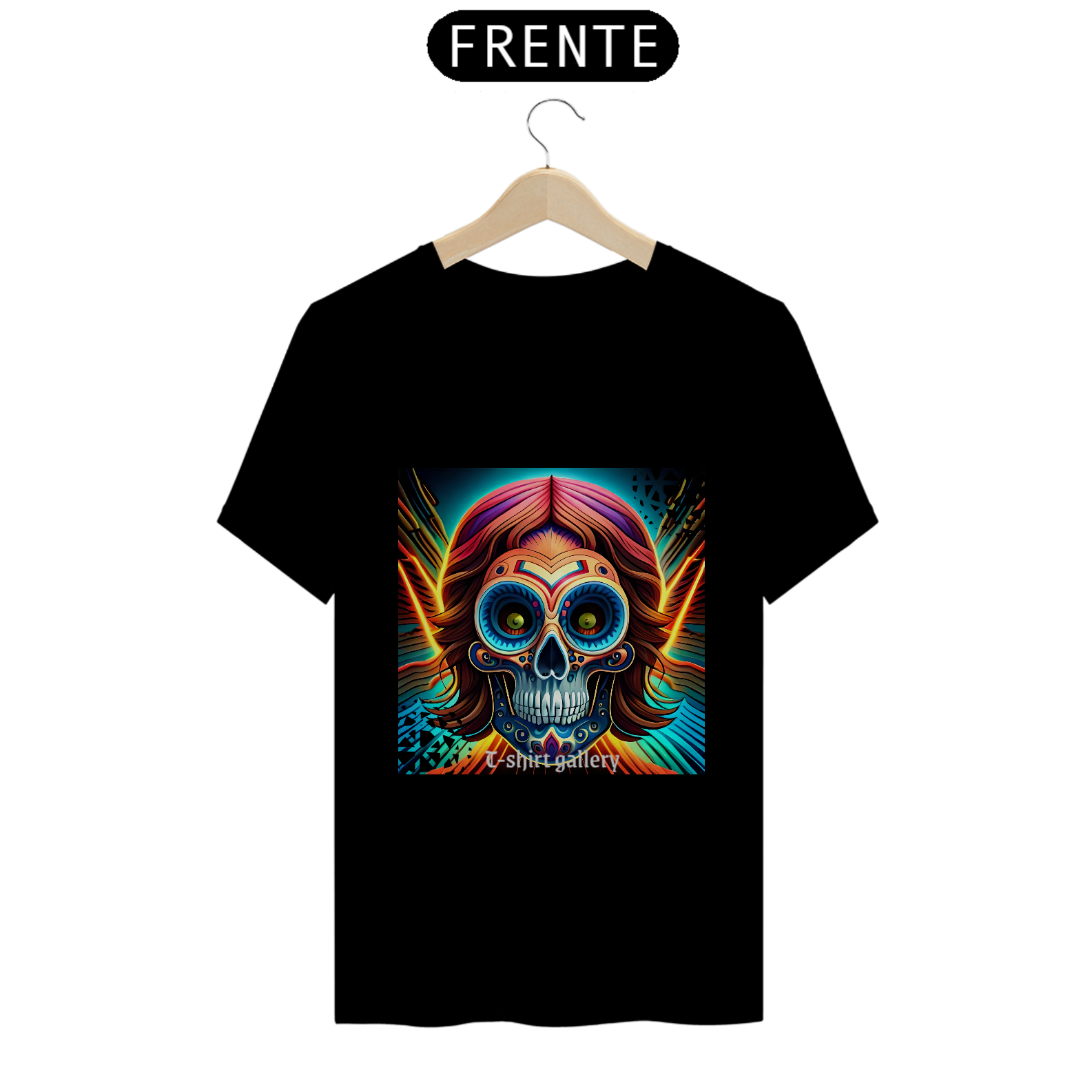 Camiseta Quality - Caveira Mexicana 