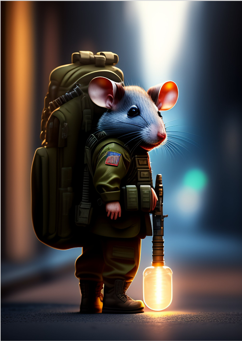 Nome do produto  rato da guerra