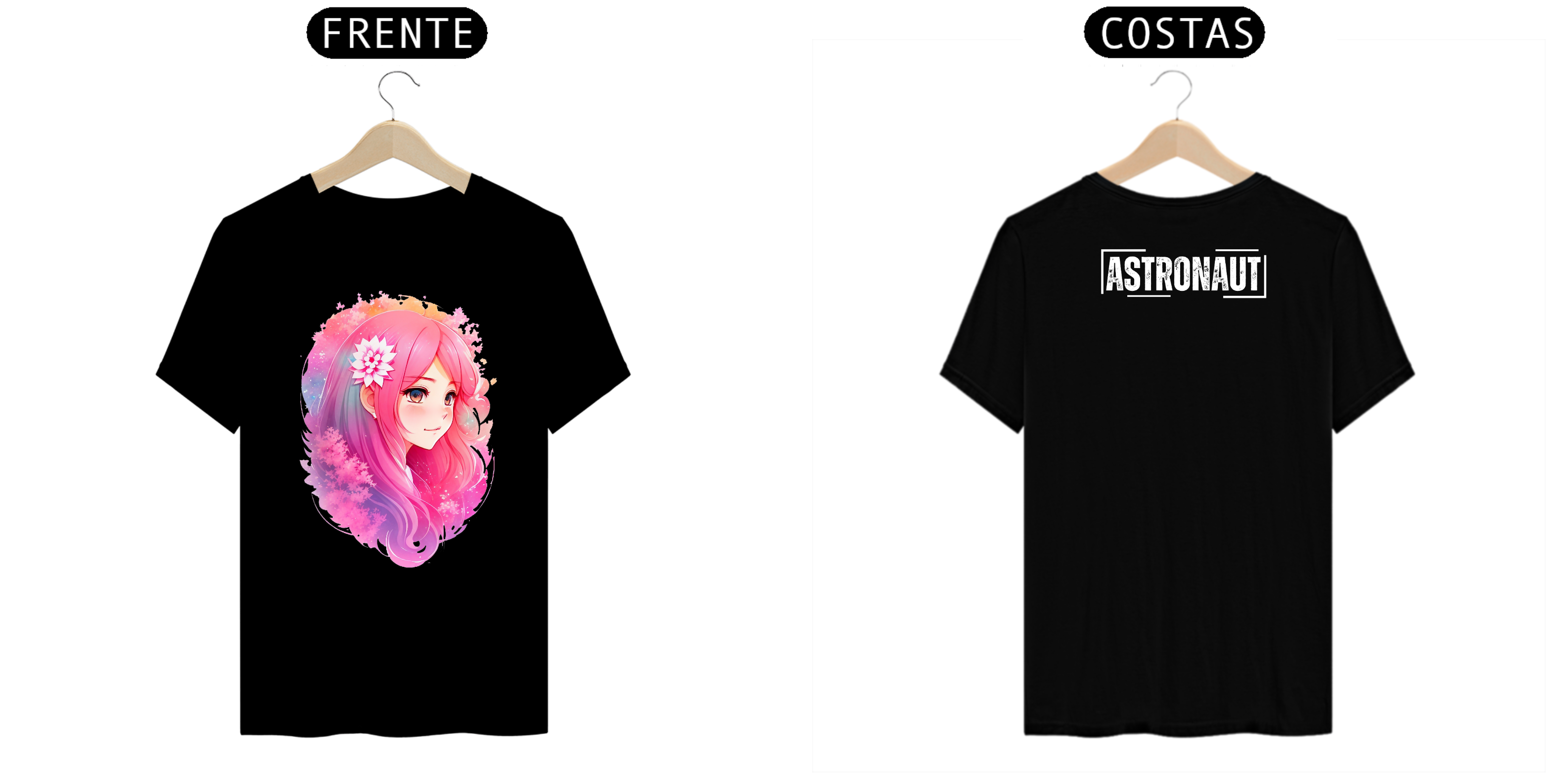 Camiseta - Pink Girl (escura)