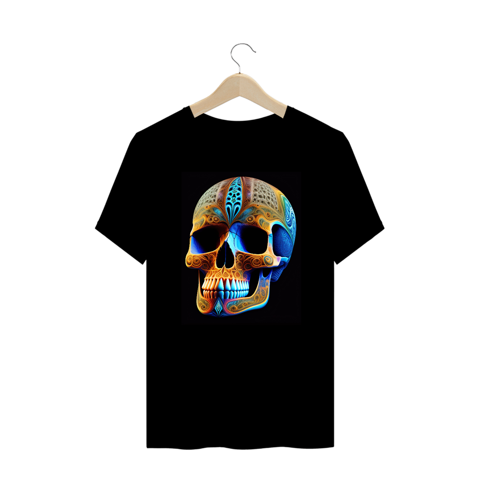 CAMISETA SKULL NEON