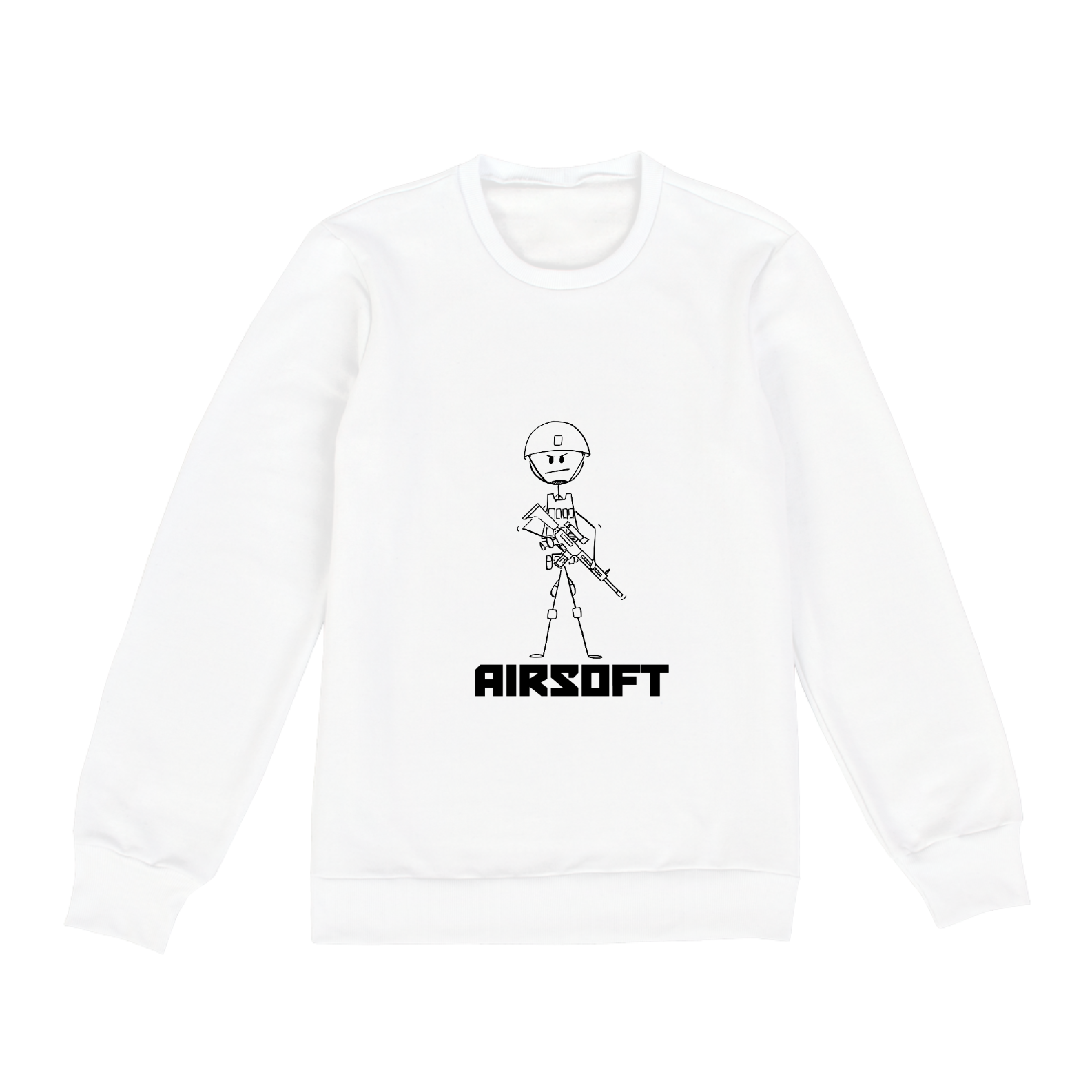 MOLETOM UNISSEX SOLDADINHO DO AIRSOFT