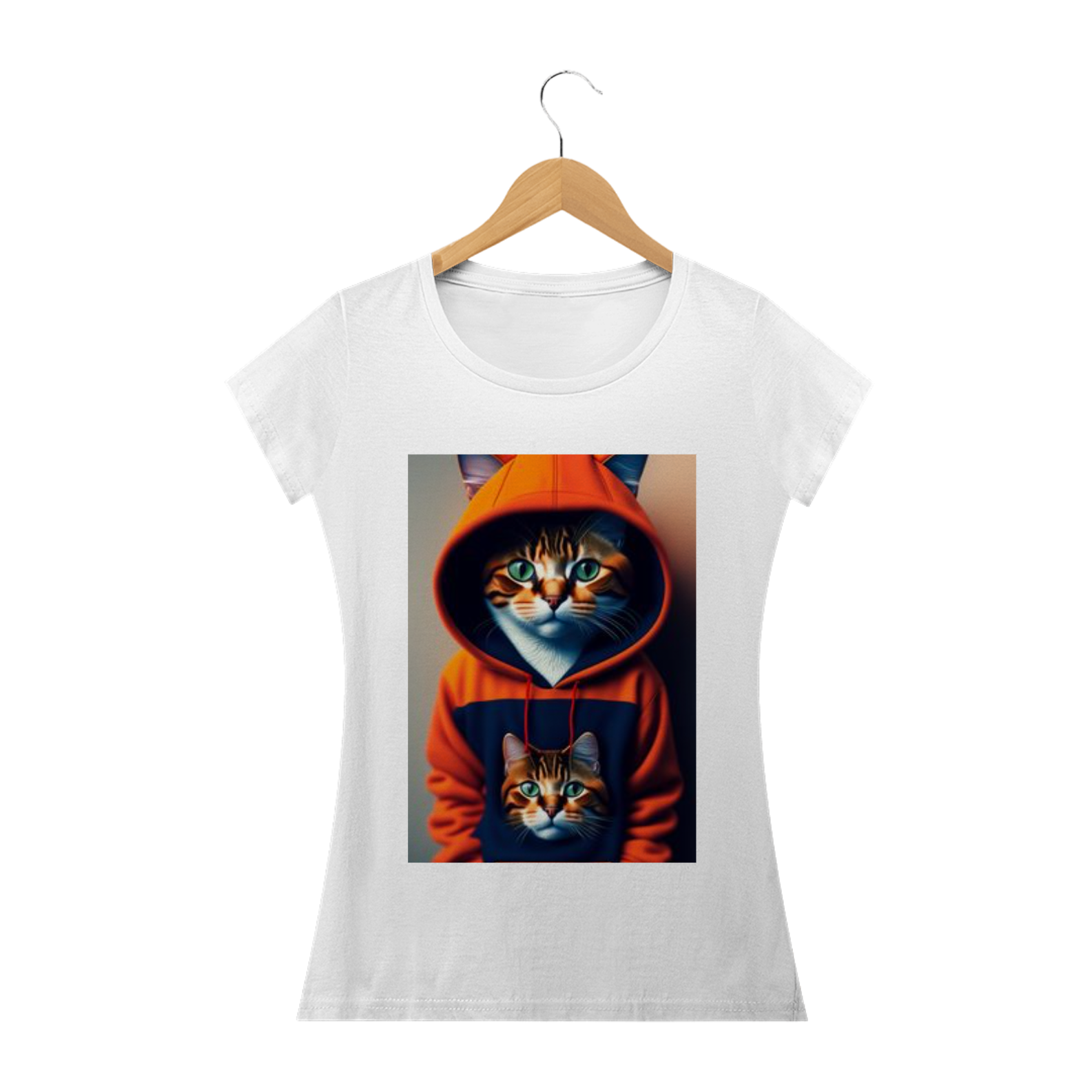 Camiseta Feminina Gatinho 