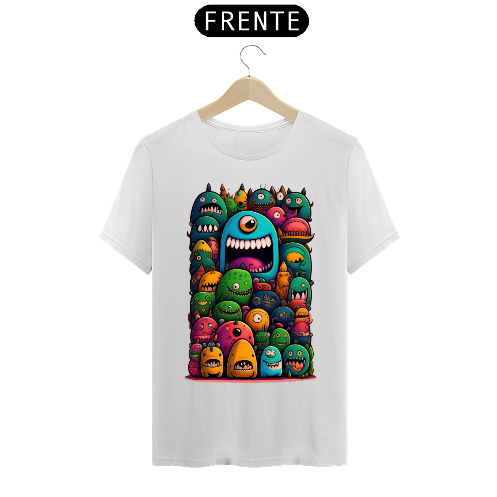 Nome do produto: Mini monstros - camiseta