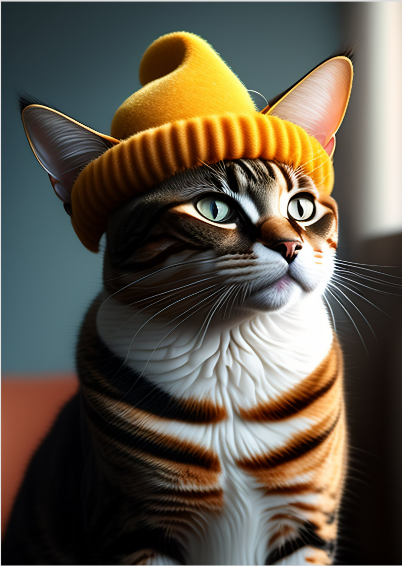 Poster Retrato - Cat