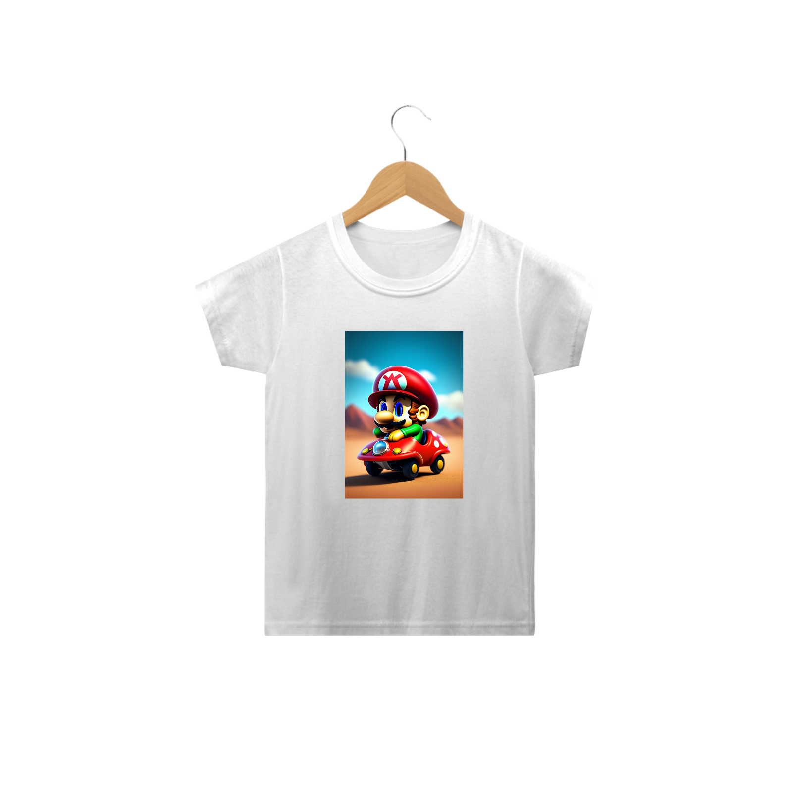 Camisa infantil Mario kart 
