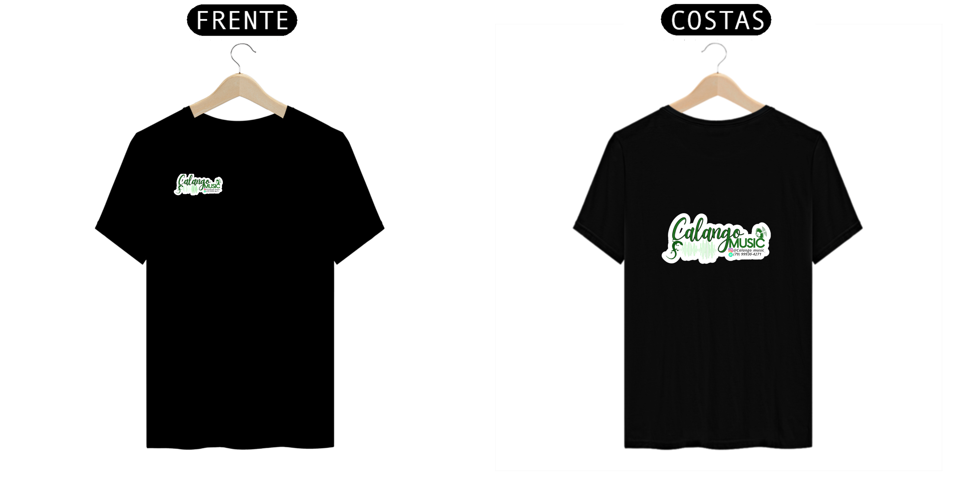 Nome do produto  Camiseta do kalango music 