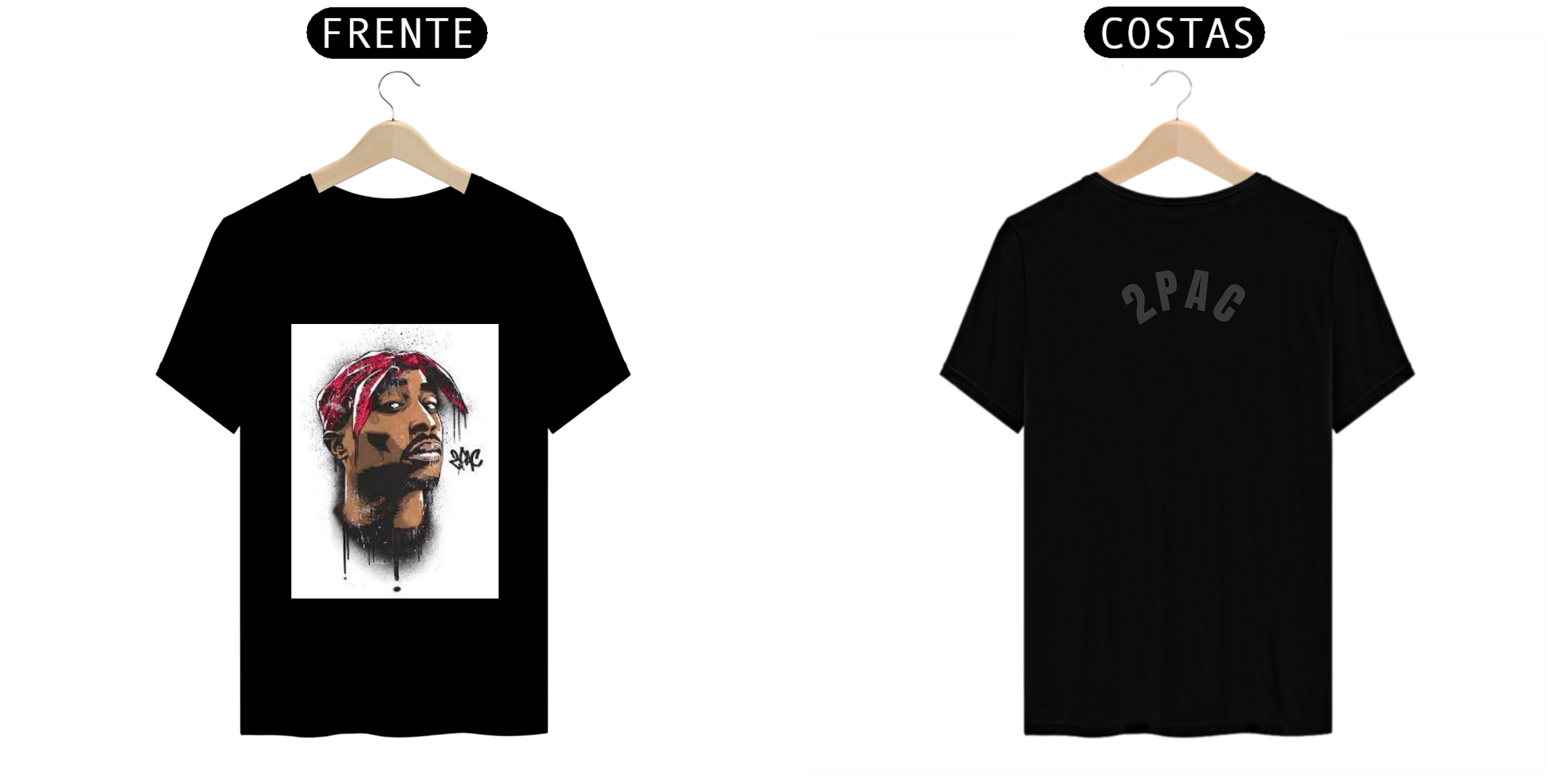 Nome do produto  camisa 2PAC