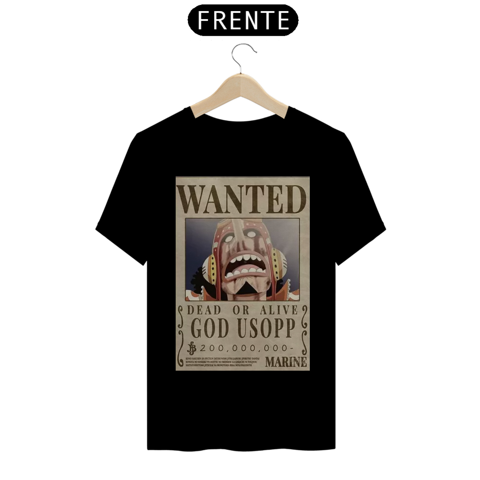 camisa cartaz usopp 