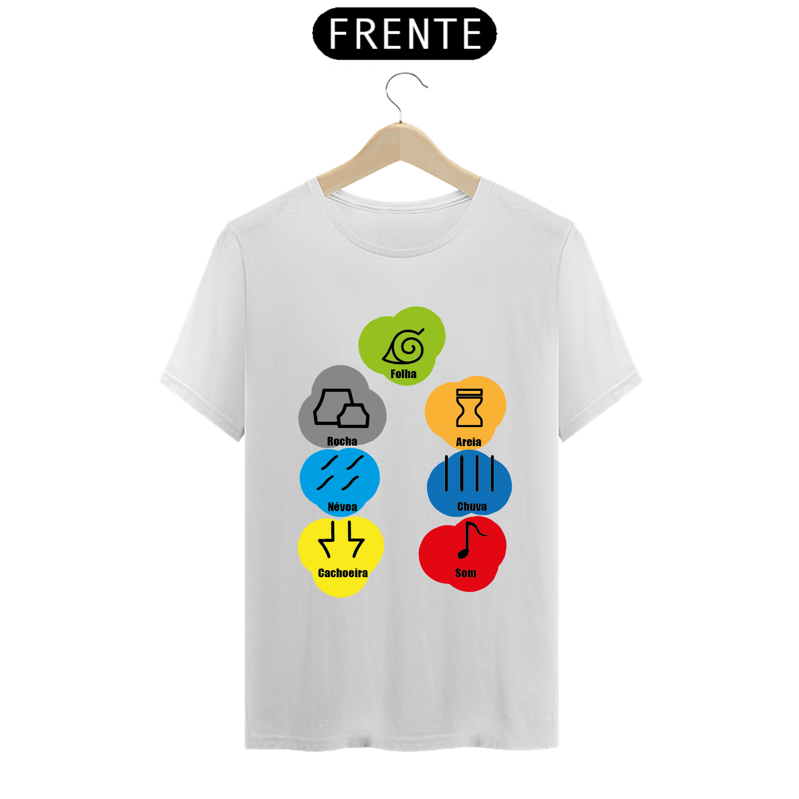 Blusa Aldeias de Naruto