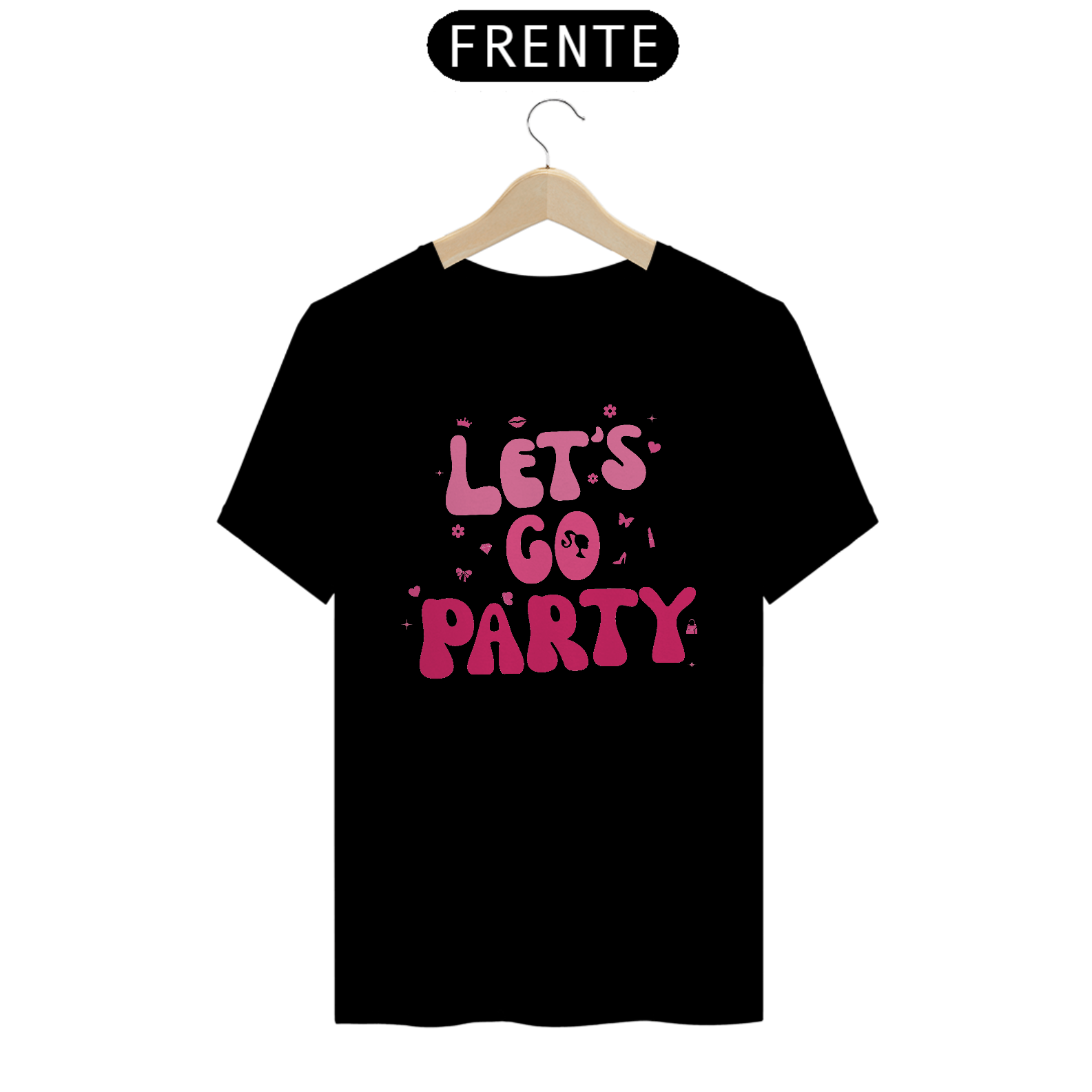 Camiseta Barbie Lets go party