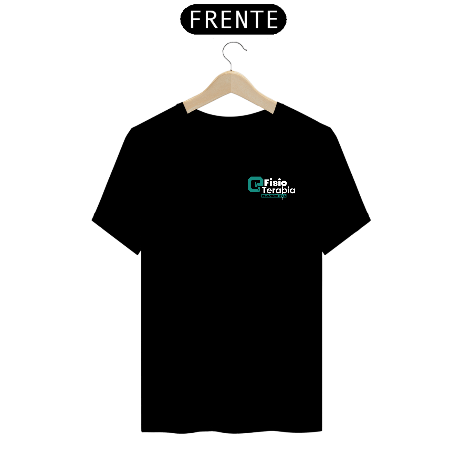 Camiseta Preta Fisioterapia Regenerativa