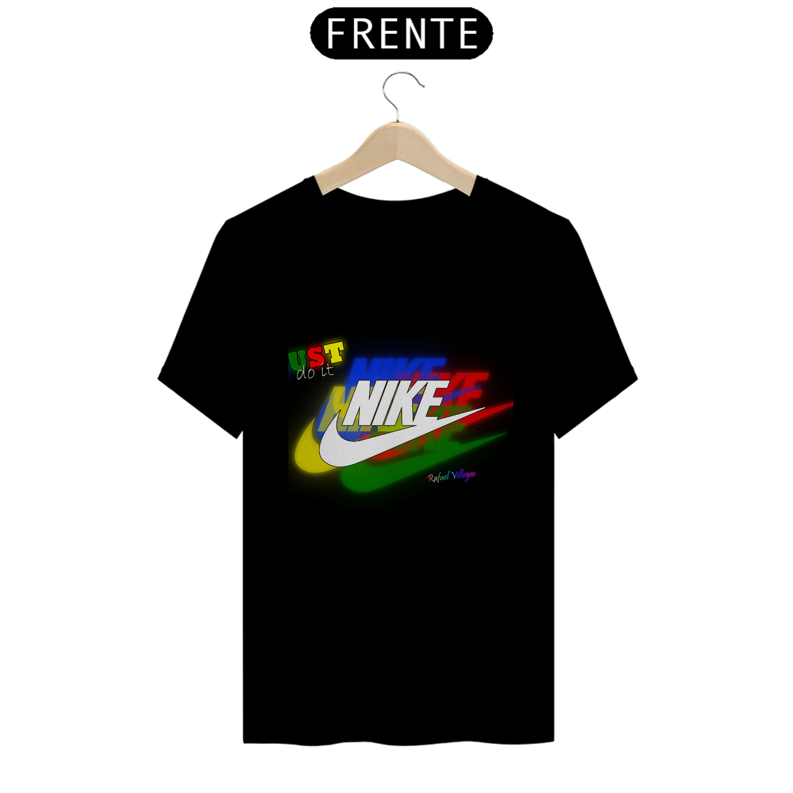 Nome do produto: Camiseta estampada Nike personalizada 