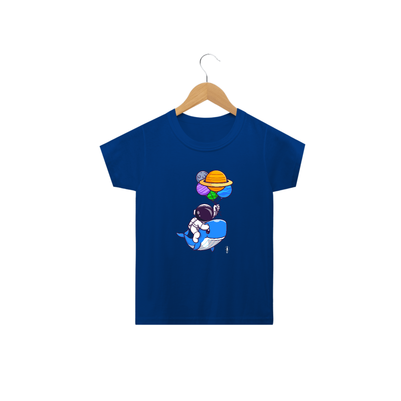 Camiseta Astronauta Baleia