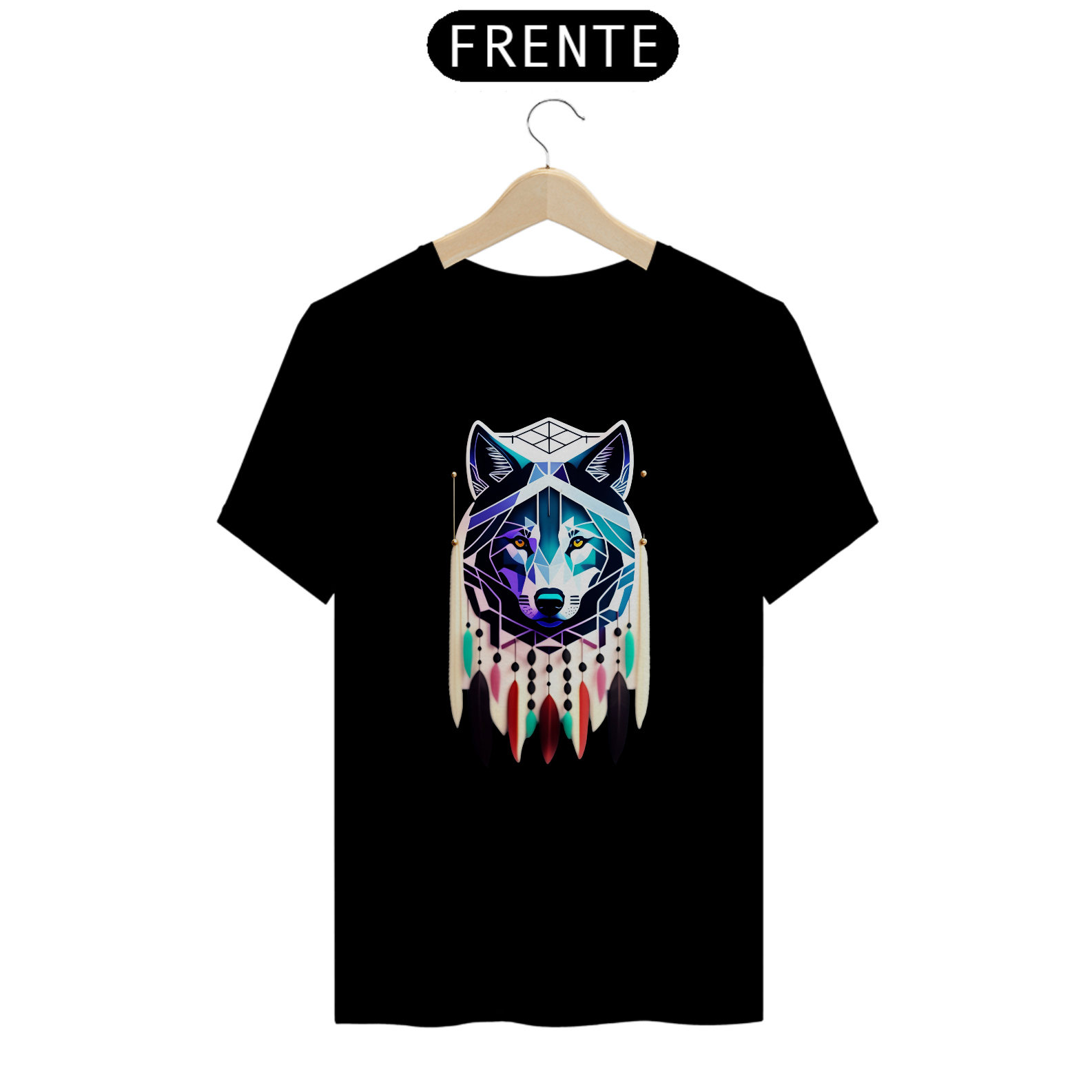 CAMISETA MANDALA WOLF