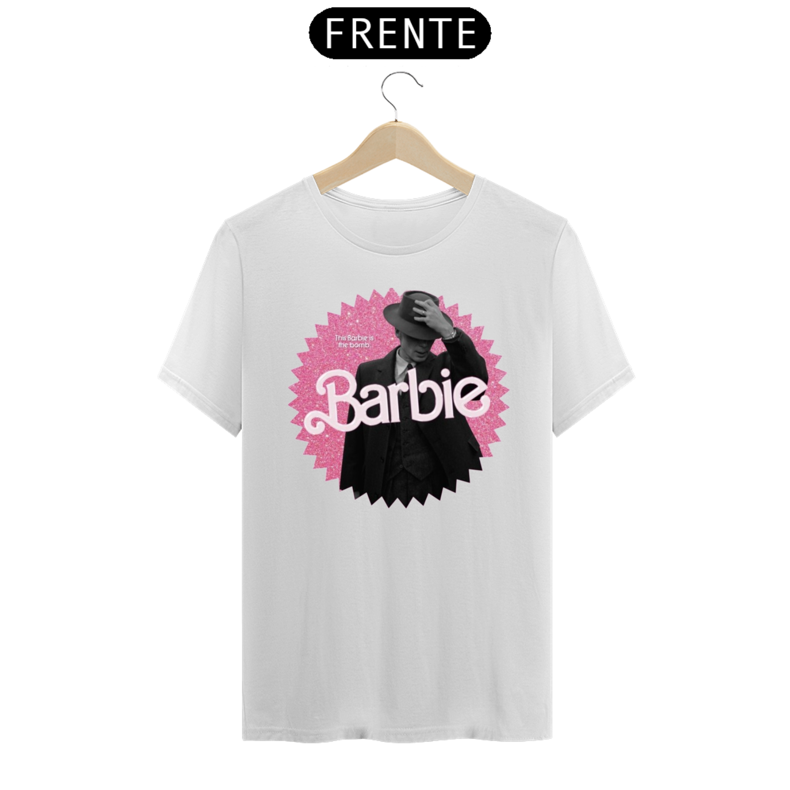 Nome do produto  Camiseta Oppenheimer Barbie