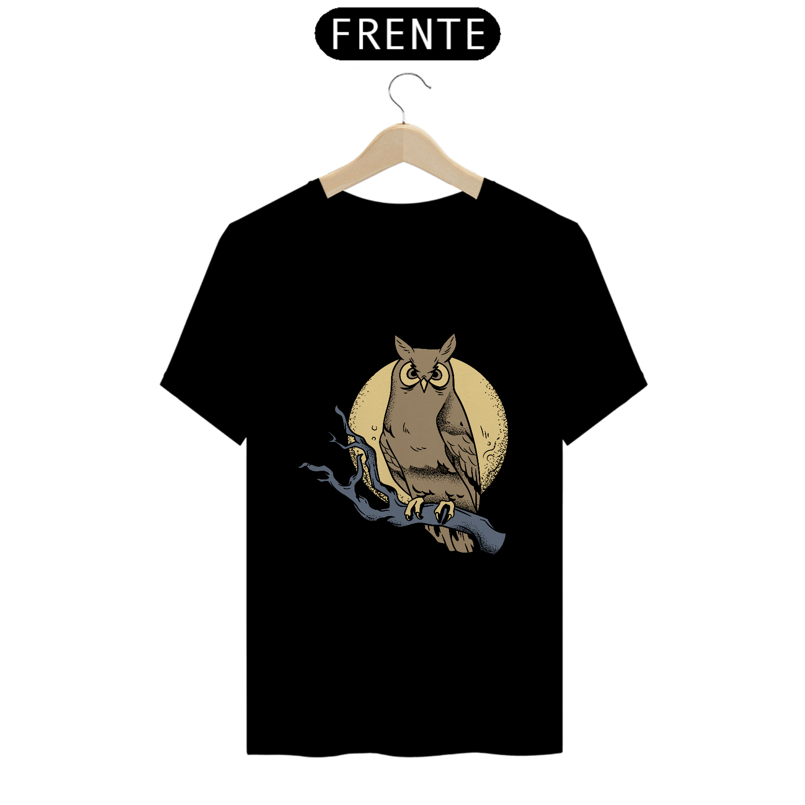 Nome do produto: Camiseta unissex quality Coruja