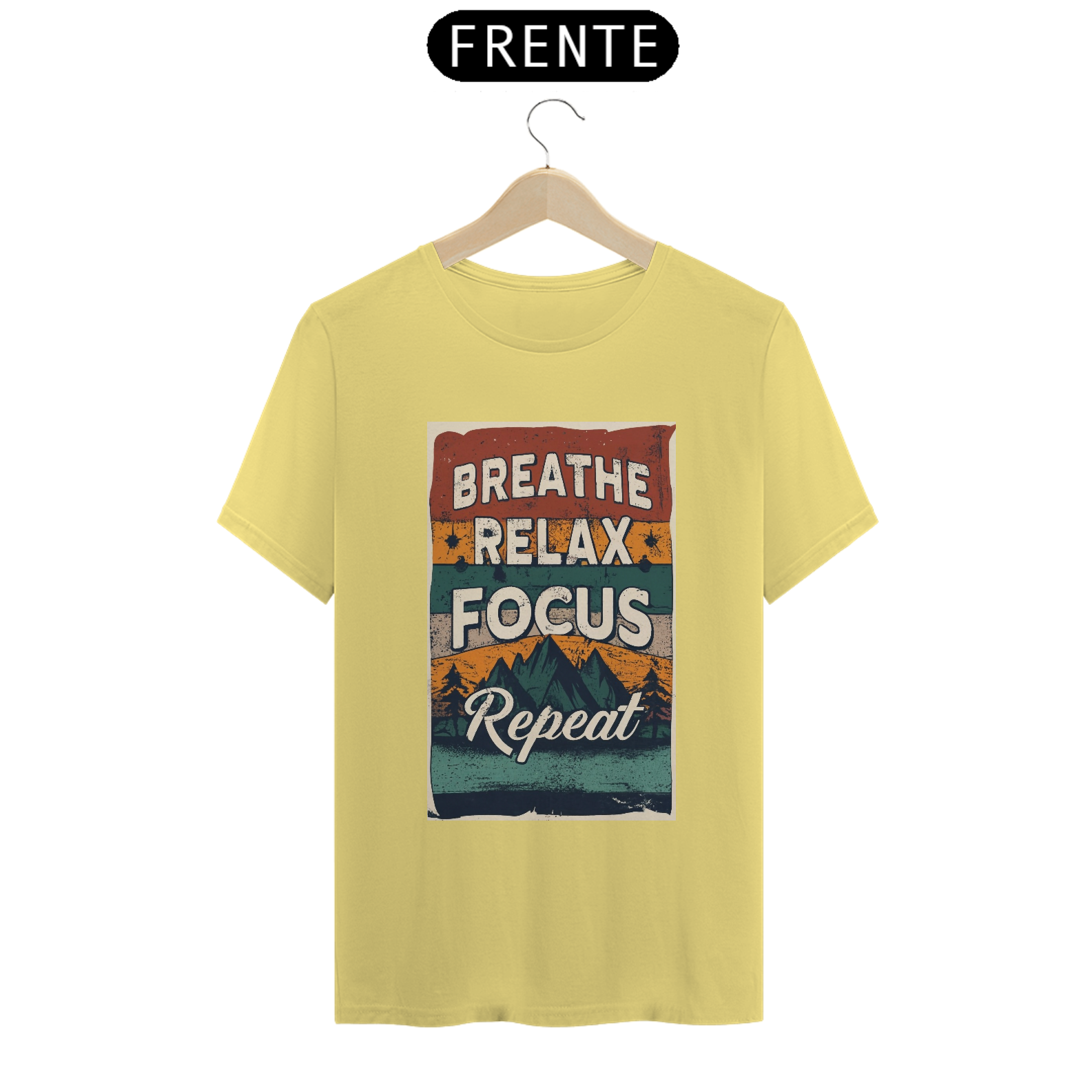 Camiseta Colors Breath - Relax - Focus