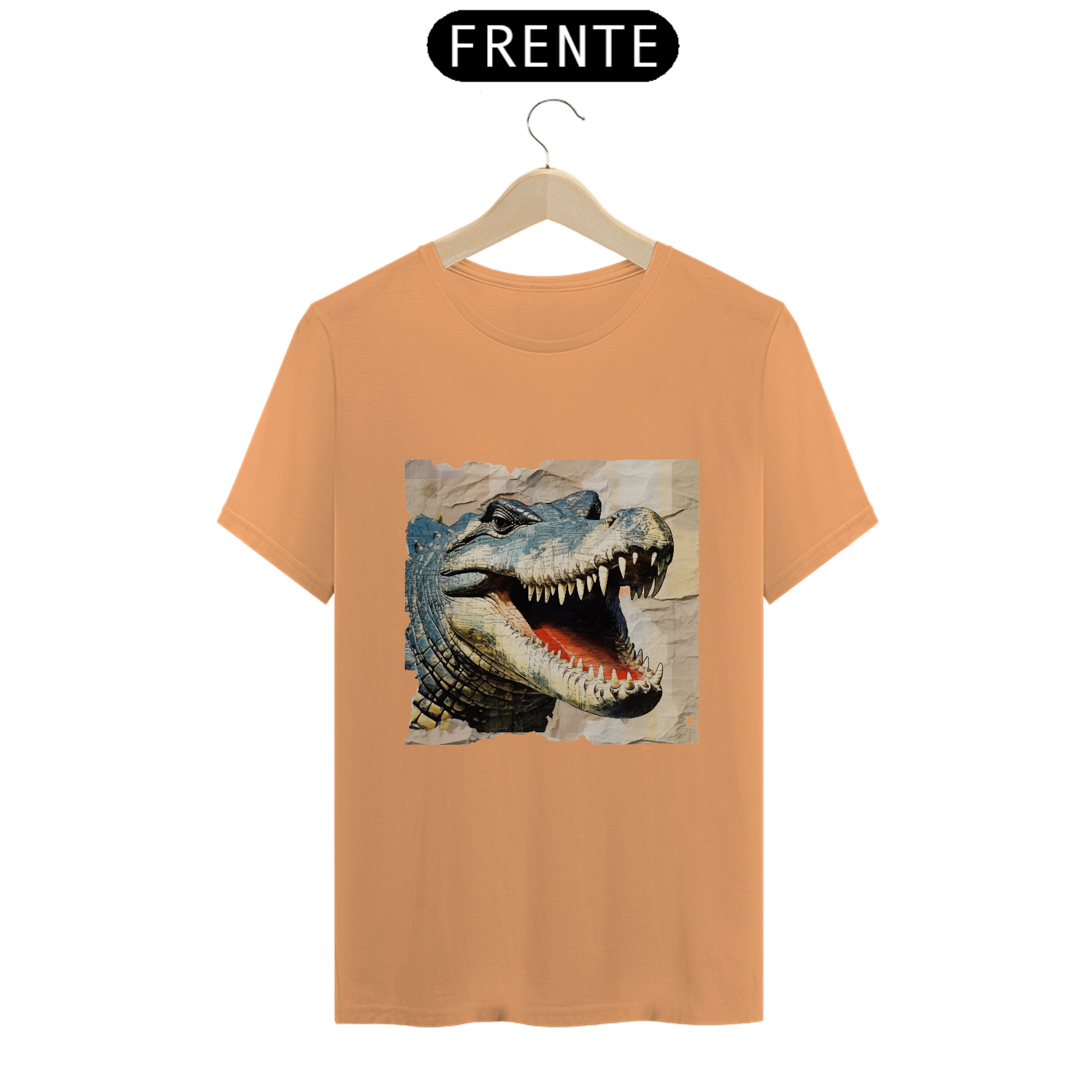 Camiseta Colors Arquétipo Crocodilo - Força, Tenacidade e Adaptação
