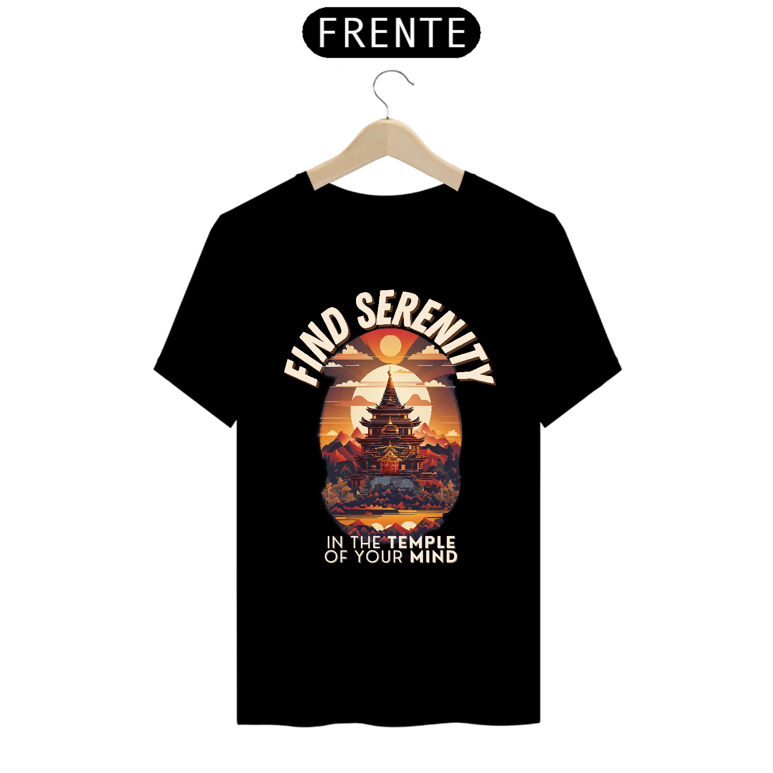 Camiseta Find Serenity - Meditação