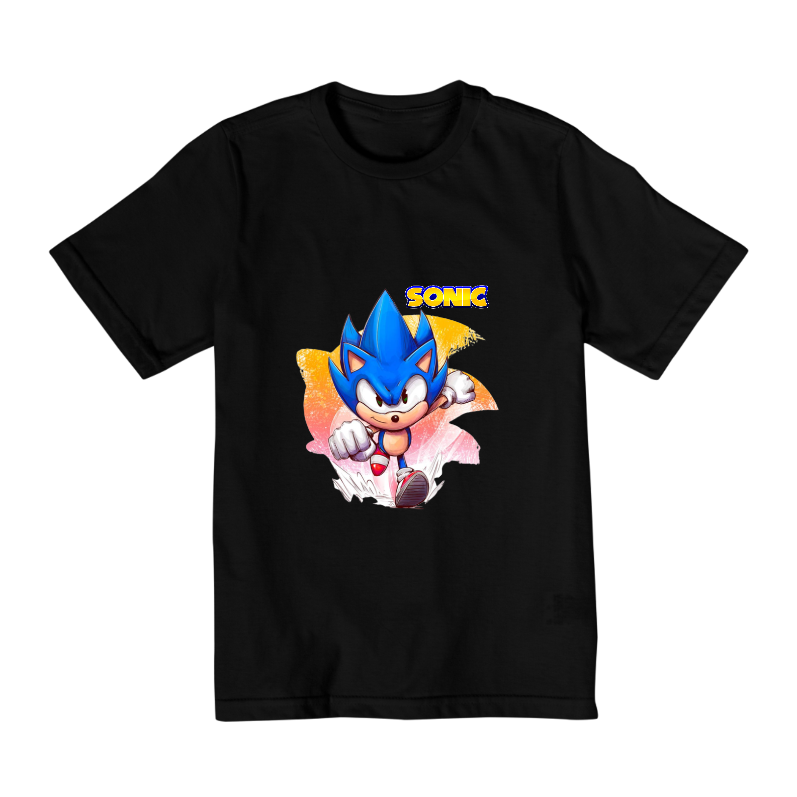 Camisa Infantil 10 a 14 Sonic