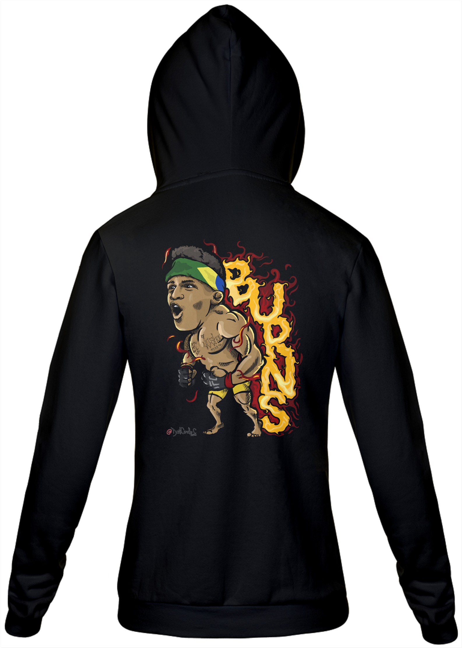 BURNS - Moleton com zíper