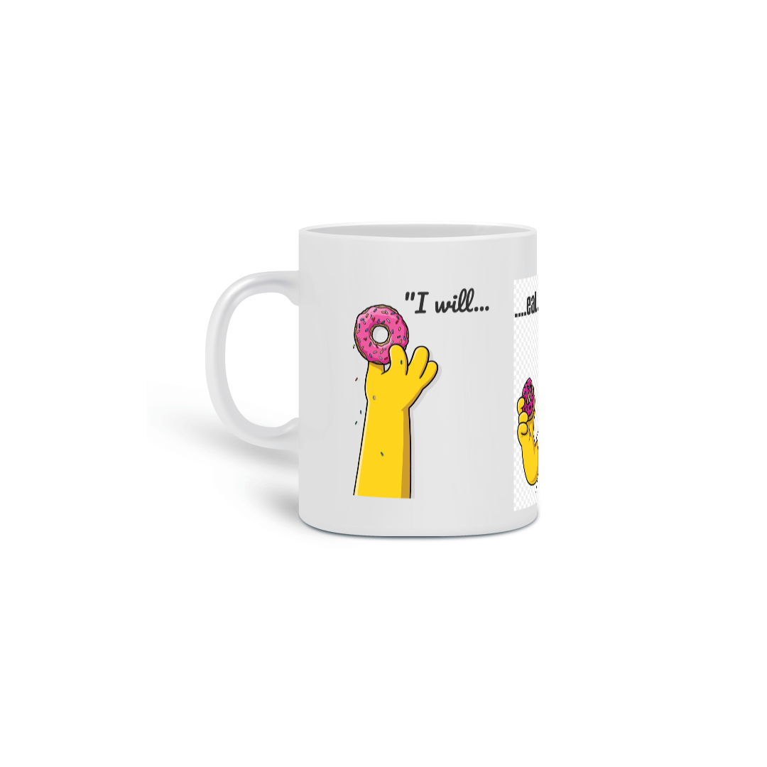Caneca donuts Homer
