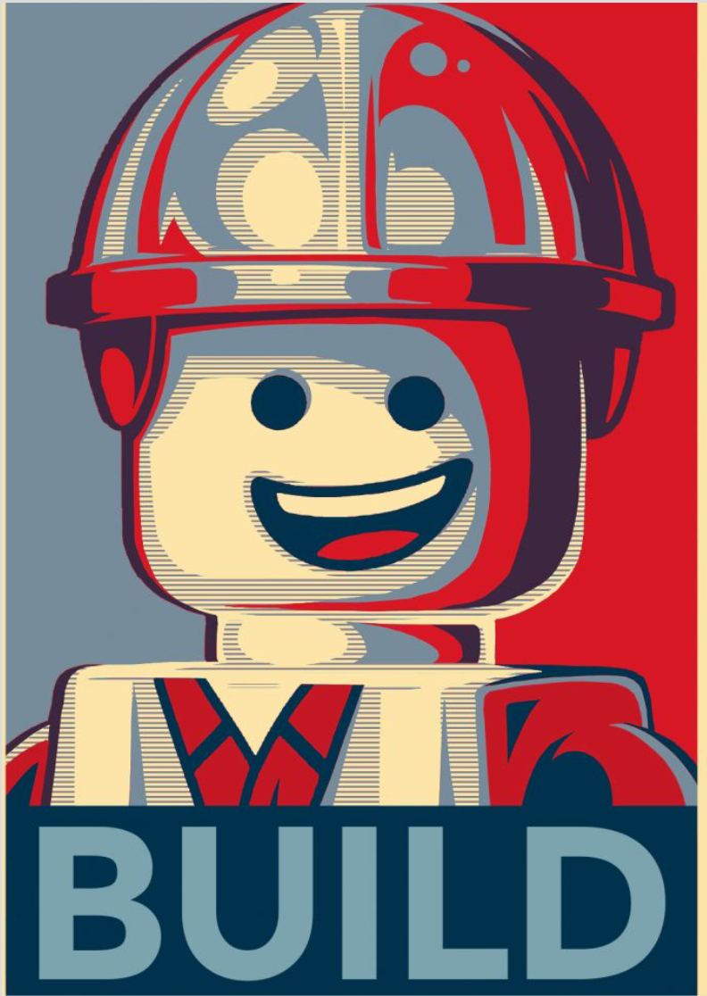 Poster personalizado lego