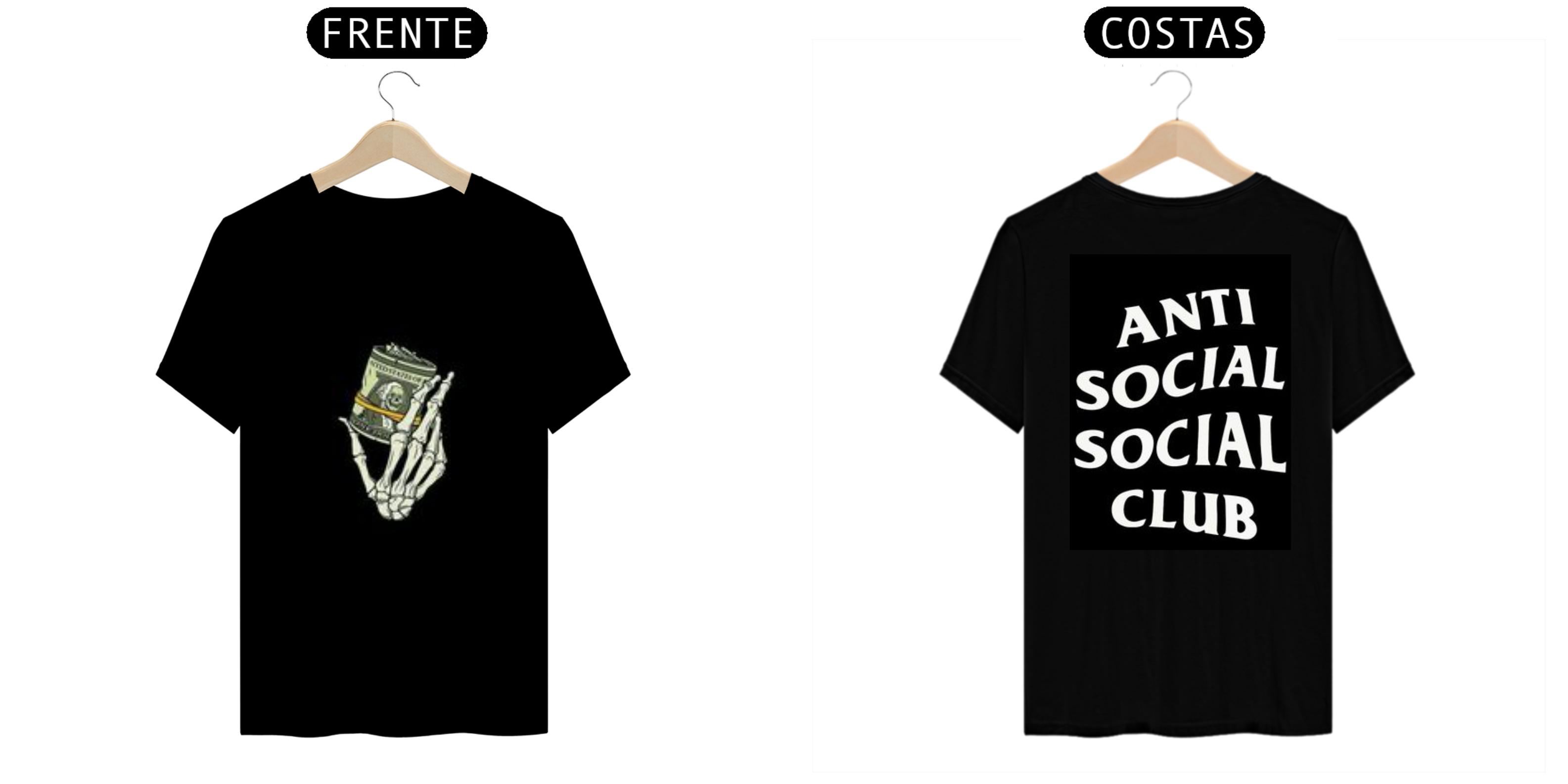 Camisa cria esqueleto money 