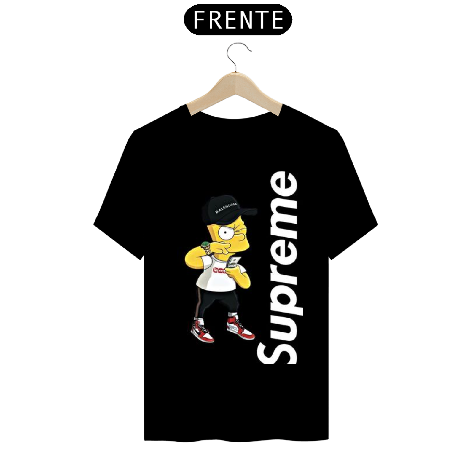 Camista Supreme Simpsons Preta 