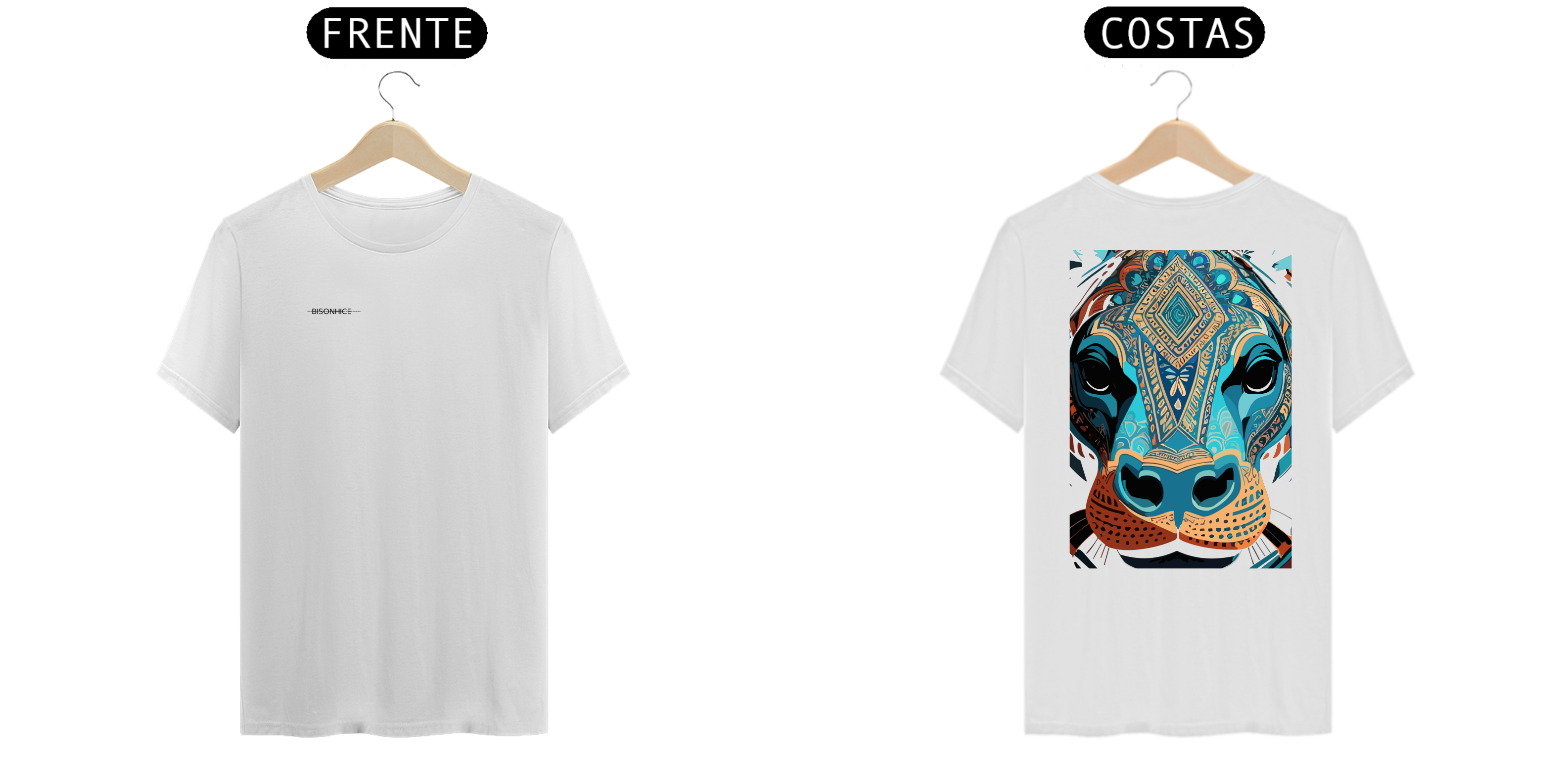 Hipotótamo (Várias Cores - Desenho Atrás)