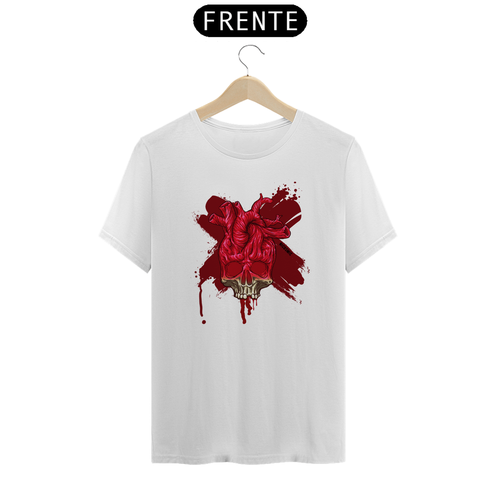 Camiseta Skull Heart