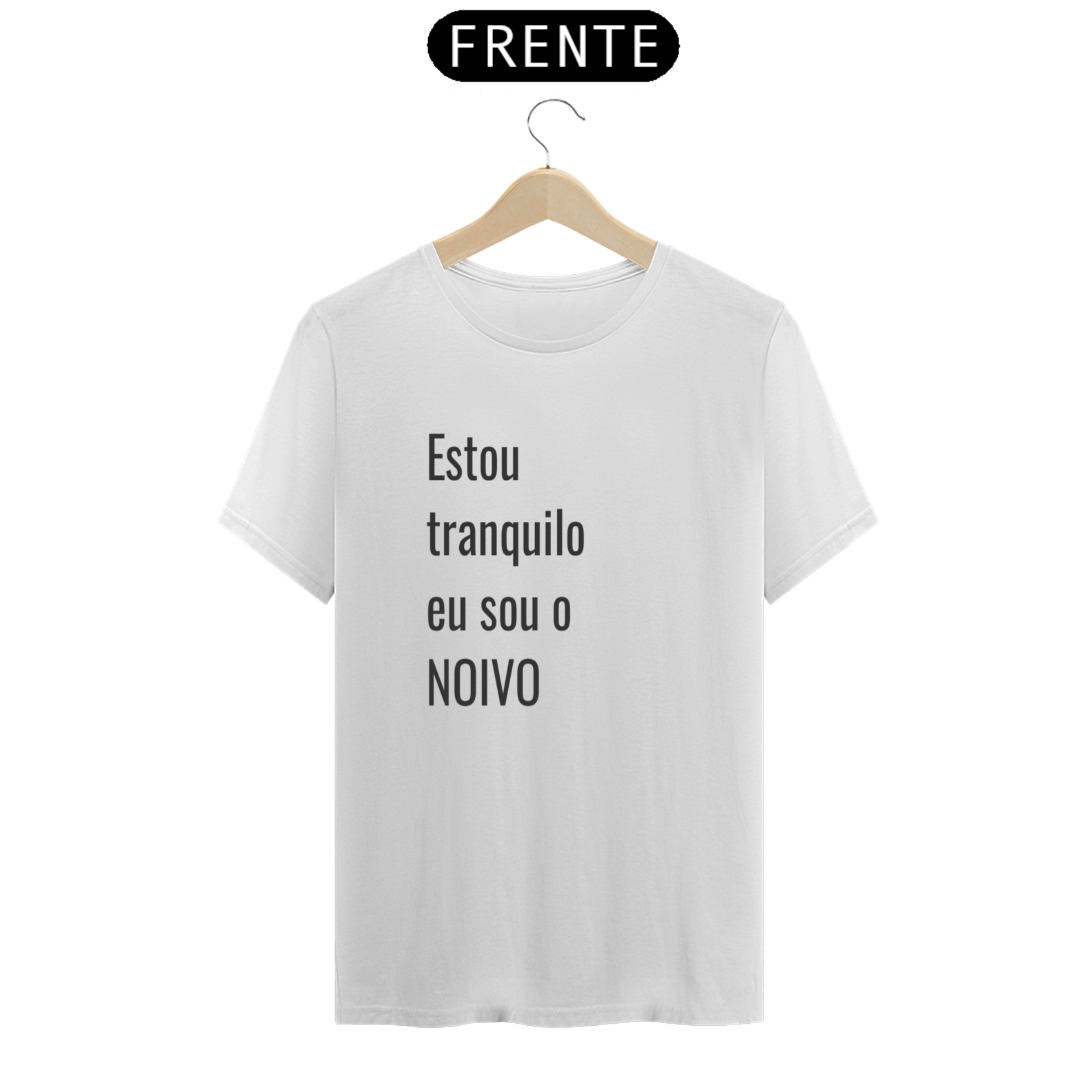 Nome do produto: Camiseta  Pré Wedding \' Noivo\'