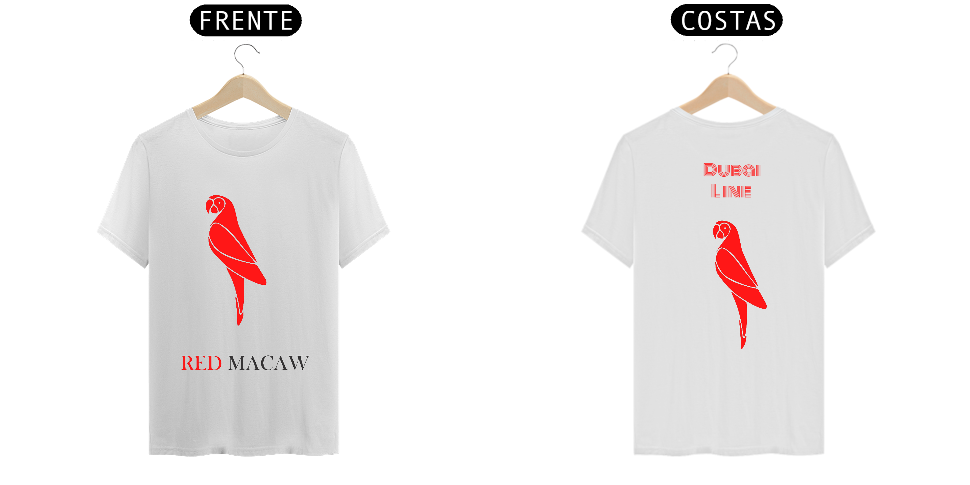 Camisa Red Macaw Dubai Line