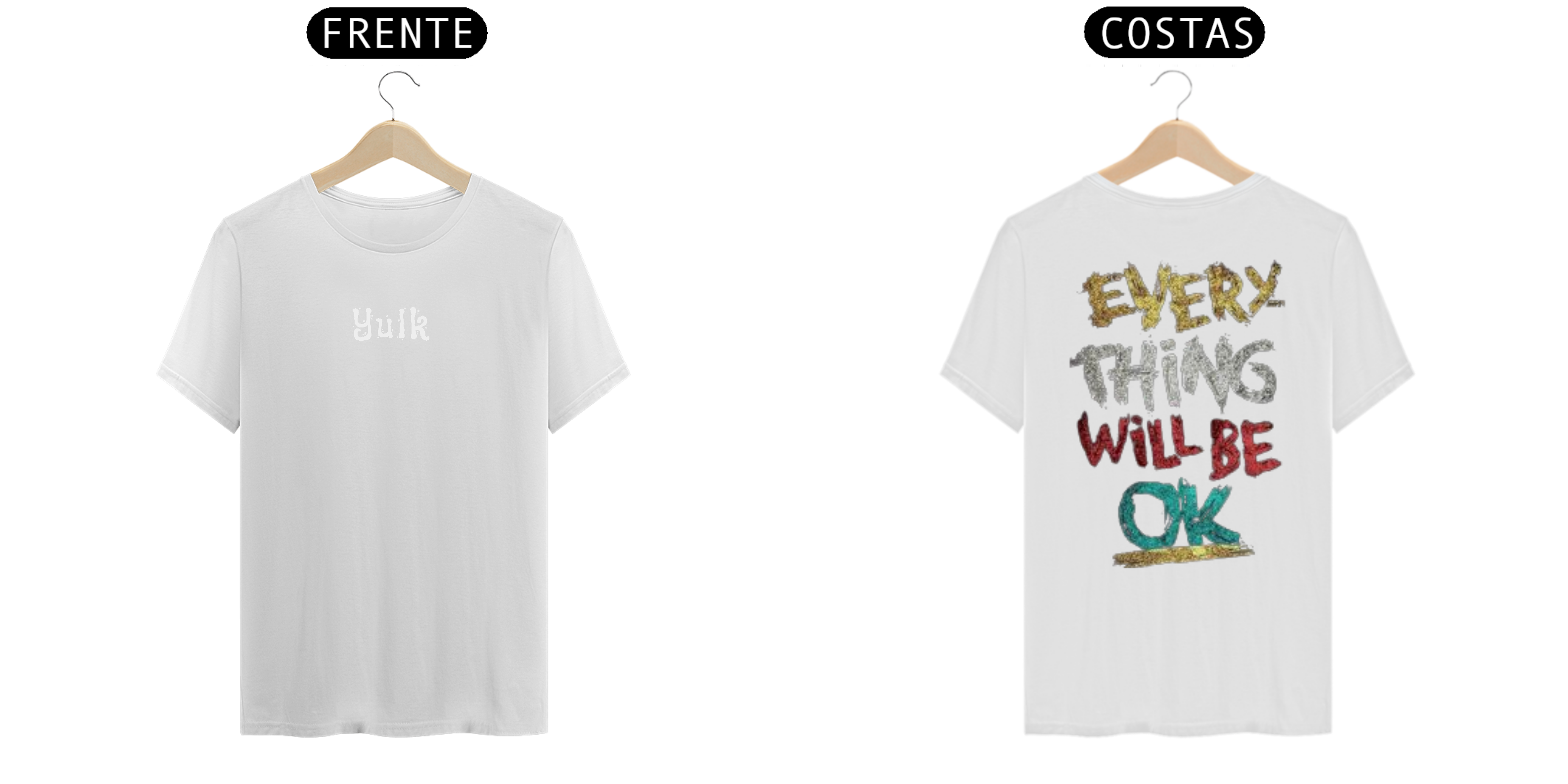 Camiseta classica yulk estampada