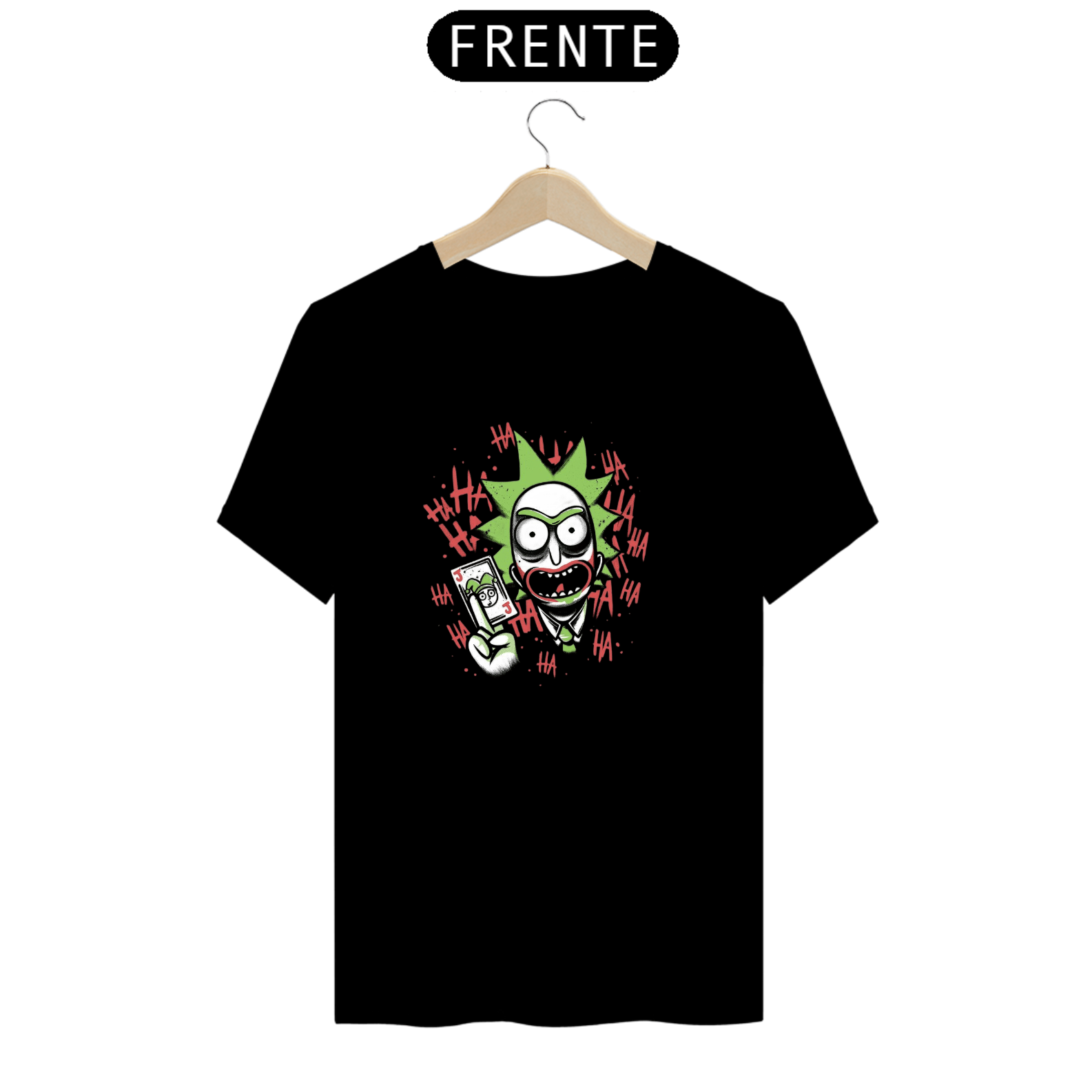 Camisa Rick and Morty personalizada estilo coringa