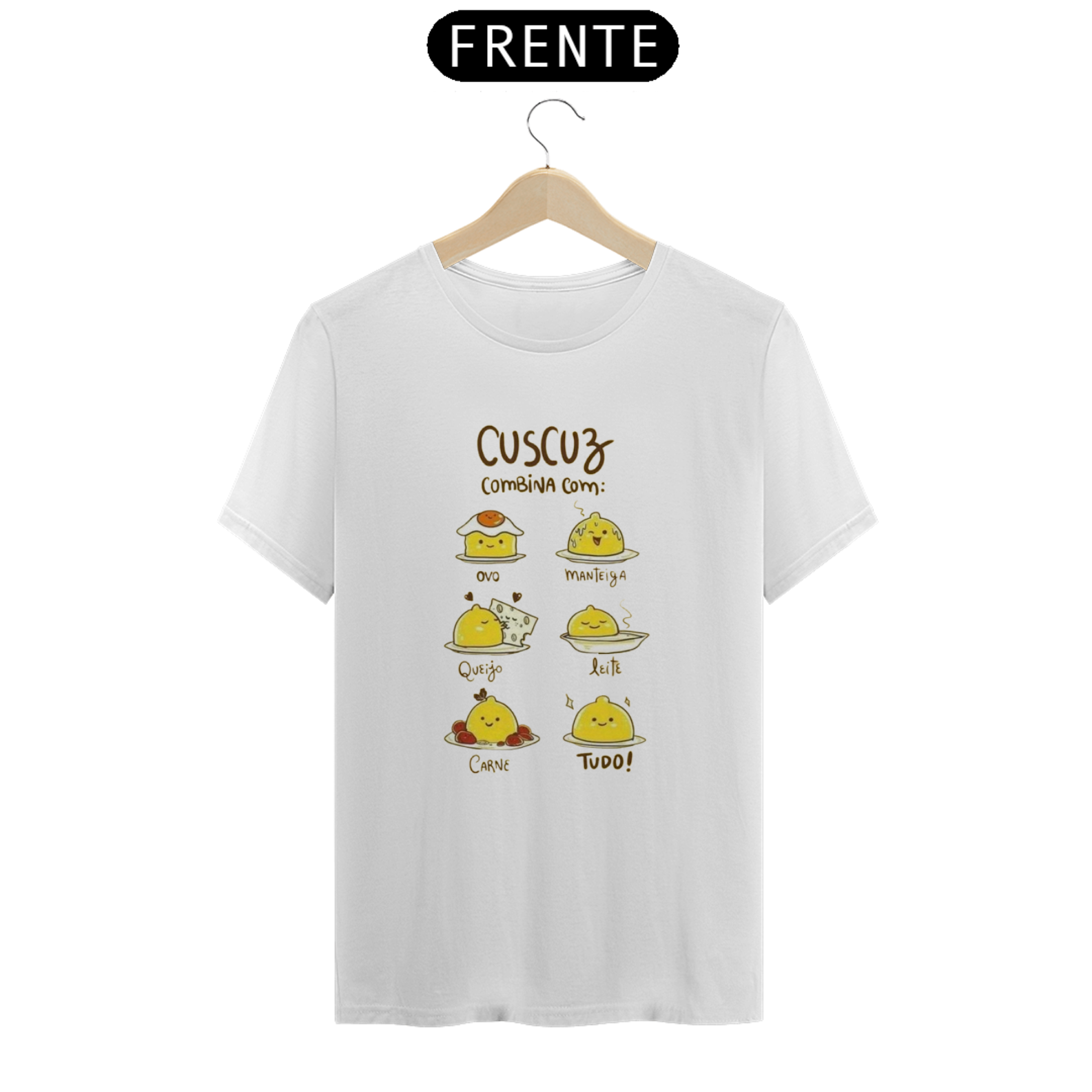 T-Shirt Cuscuz Combina com Tudo