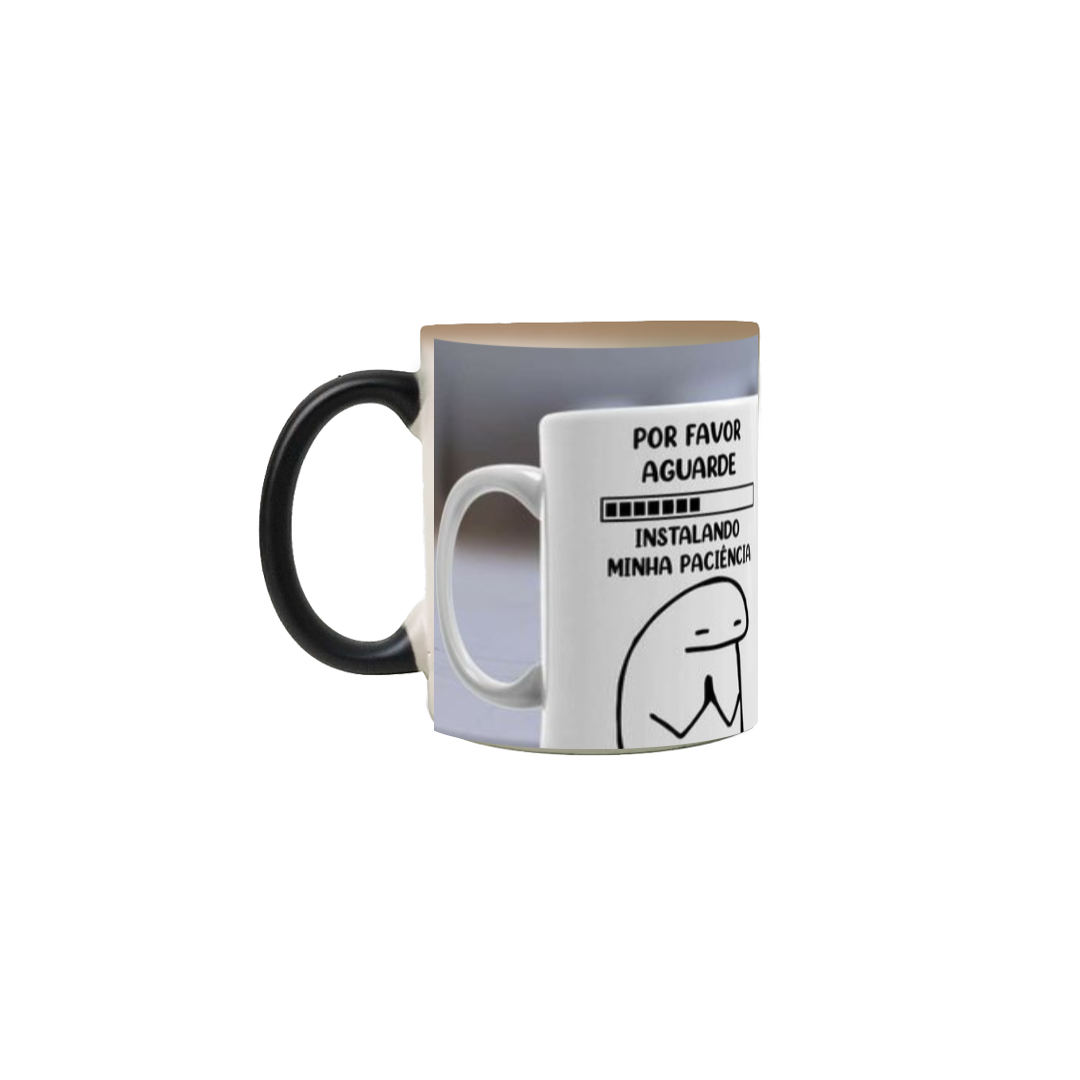 Caneca instalando a minha paciência